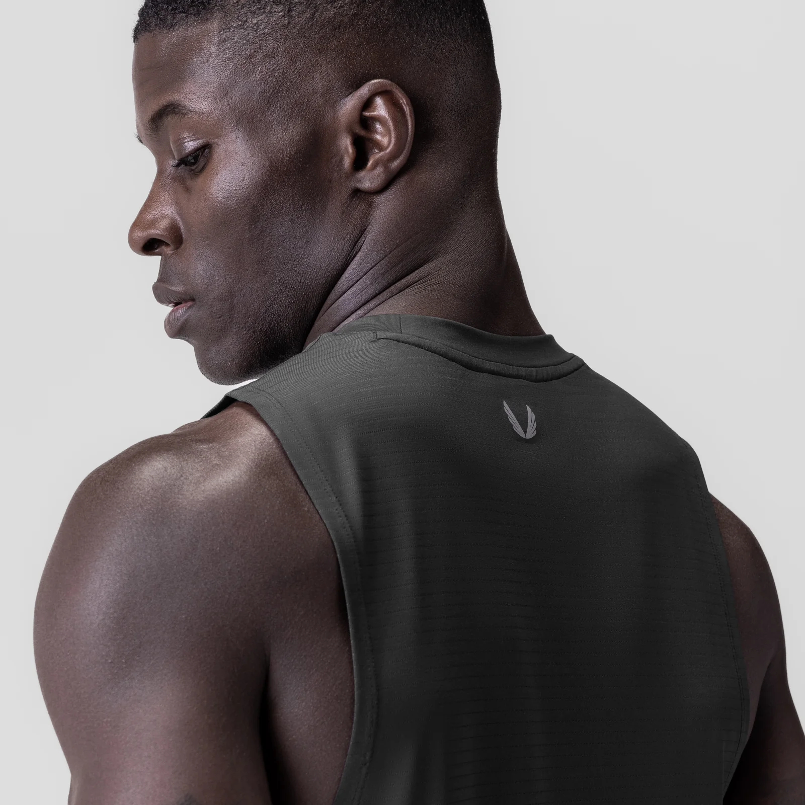 0837. 3D-Lite® 2.0 Lycra® Muscle Tank - Space Grey "RP" - Image 5