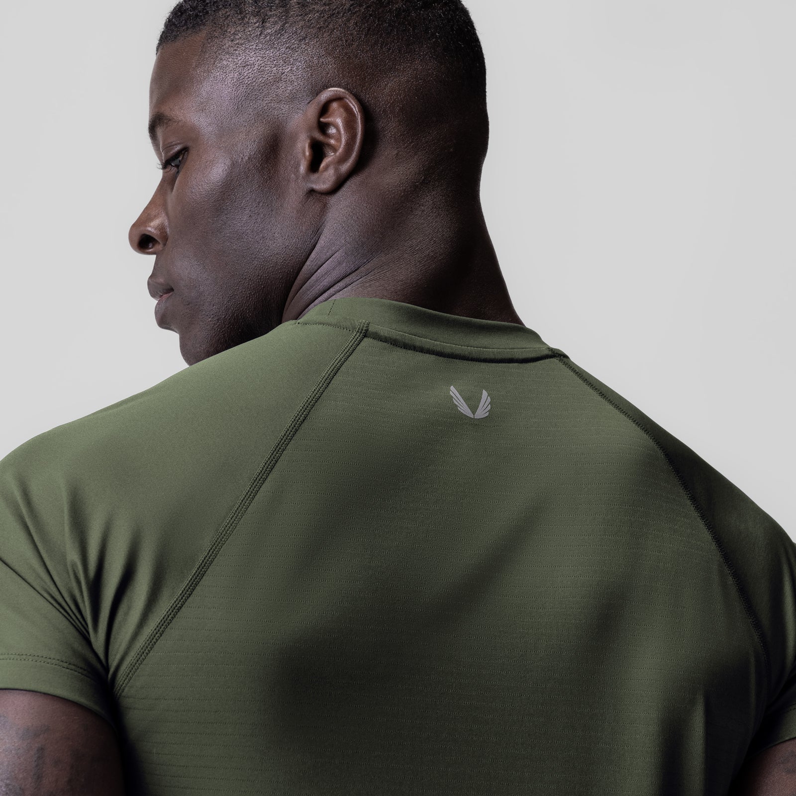 0839. 3D-Lite® 2.0 Lycra® Fitted Tee - Olive "OTWR" - Image 4