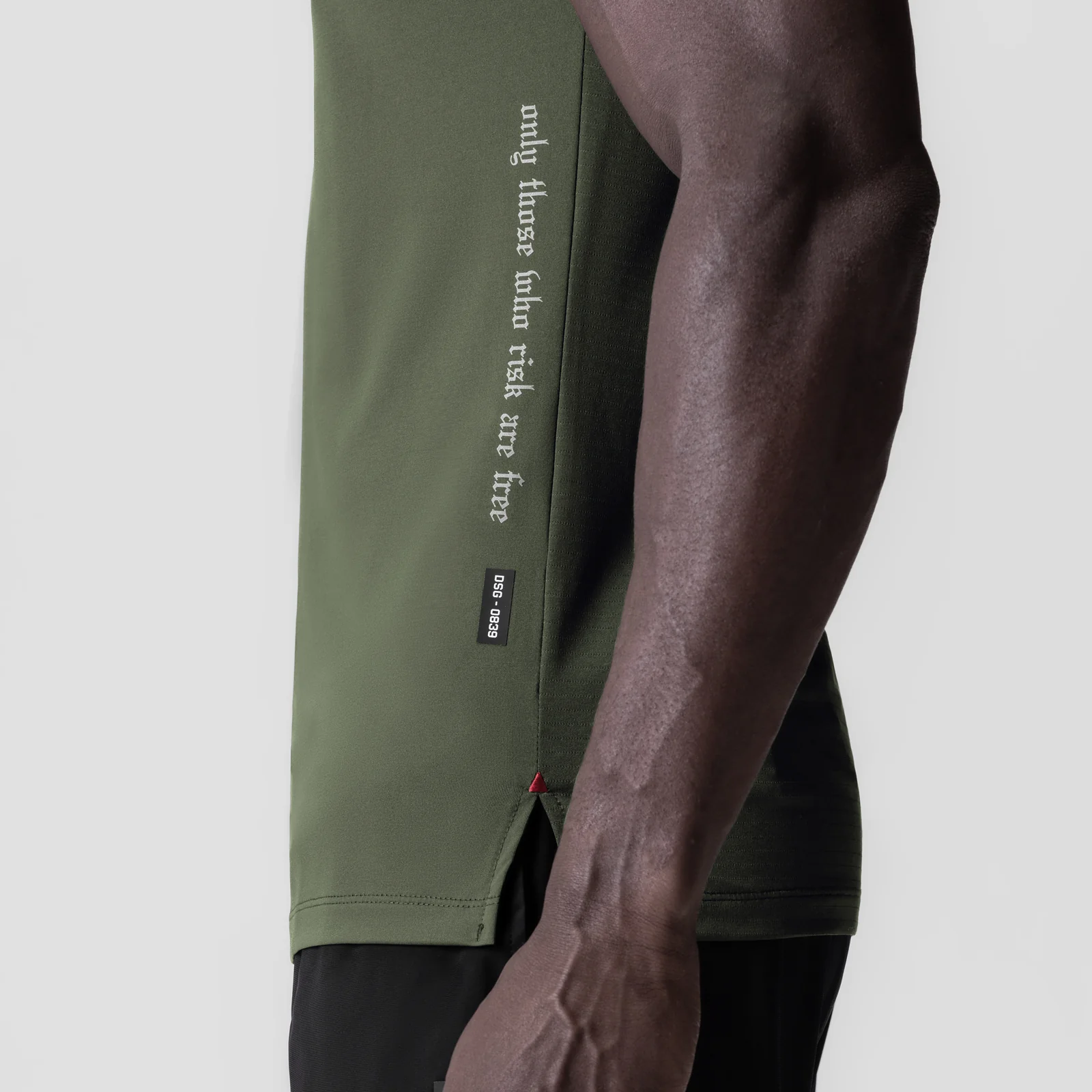 0839. 3D-Lite® 2.0 Lycra® Fitted Tee - Olive "OTWR" - Image 5
