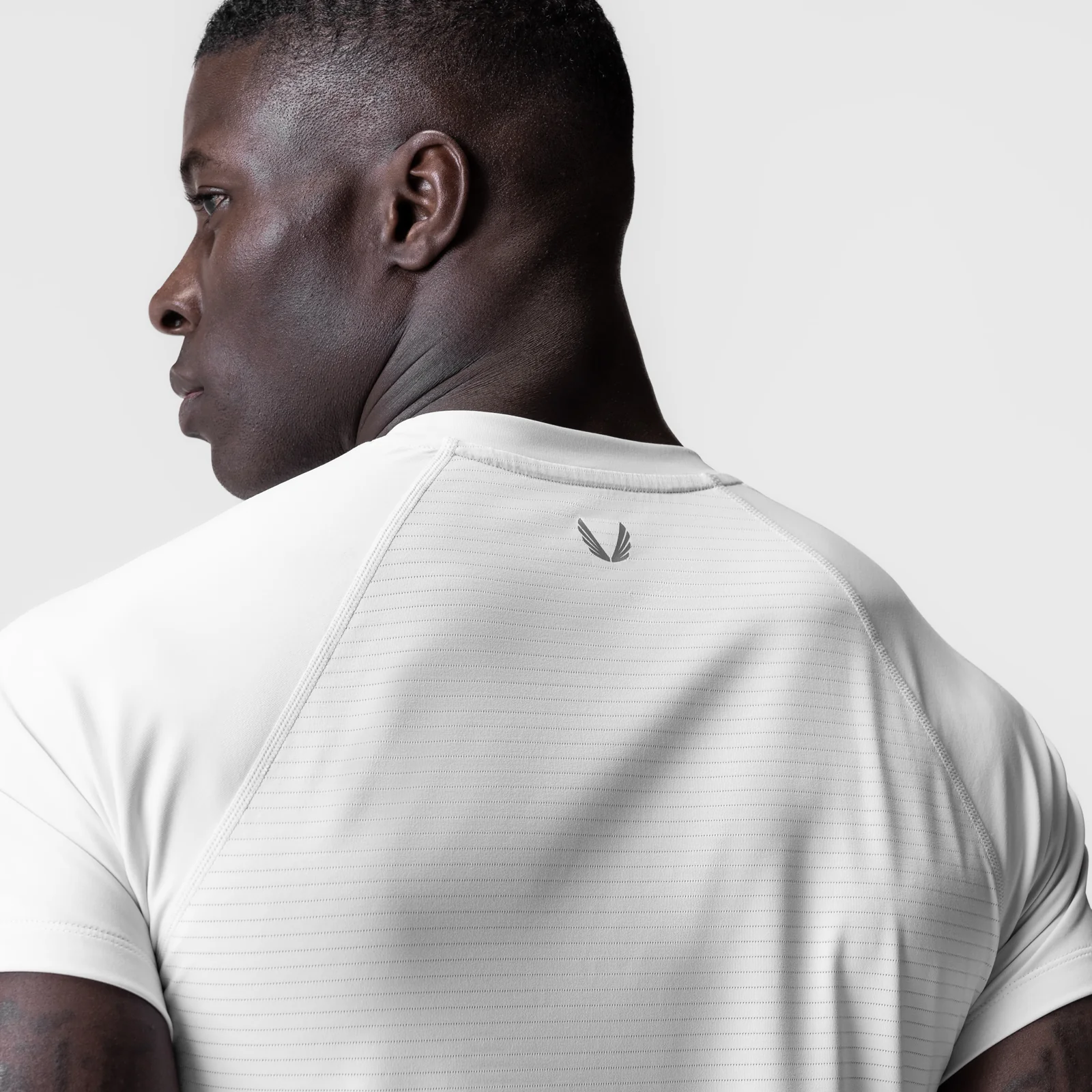 0839. 3D-Lite® 2.0 Lycra® Fitted Tee - White "OTWR" - Image 4