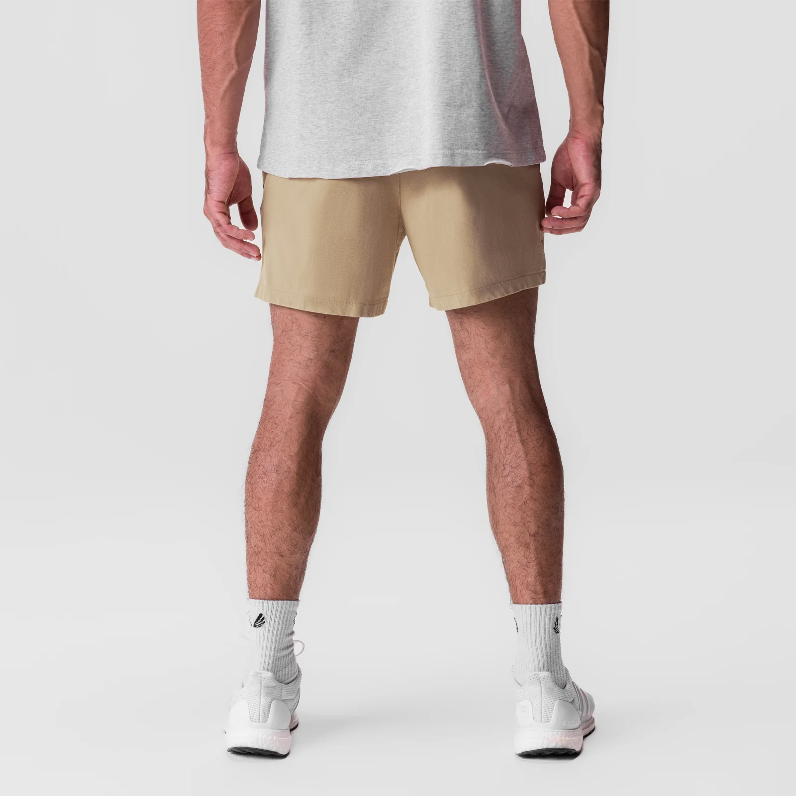 0849. Tech Essential™ Sweat Short - Khaki - Image 3