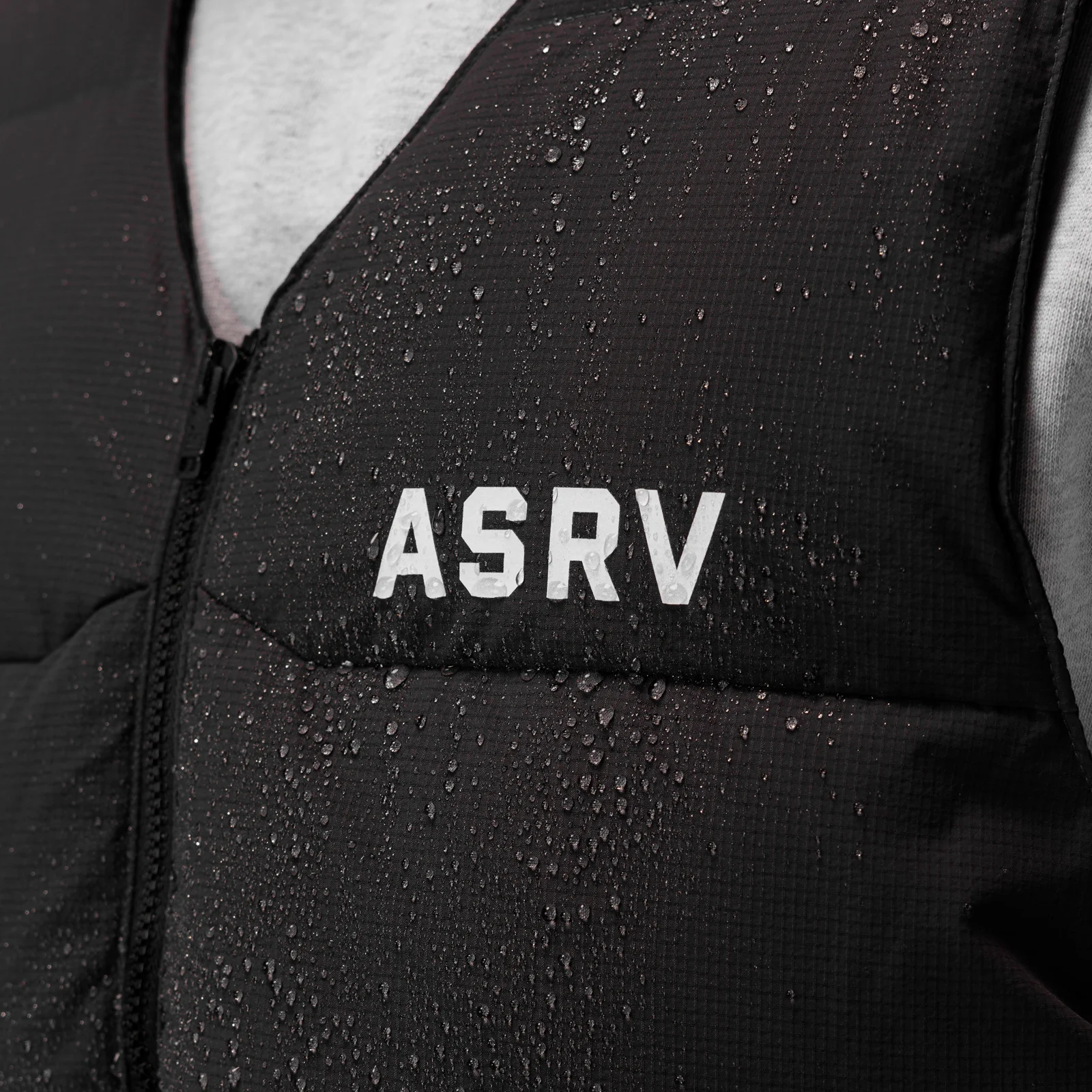 0859. Ripstop Insulated Puffer Gilet - Black - Image 5