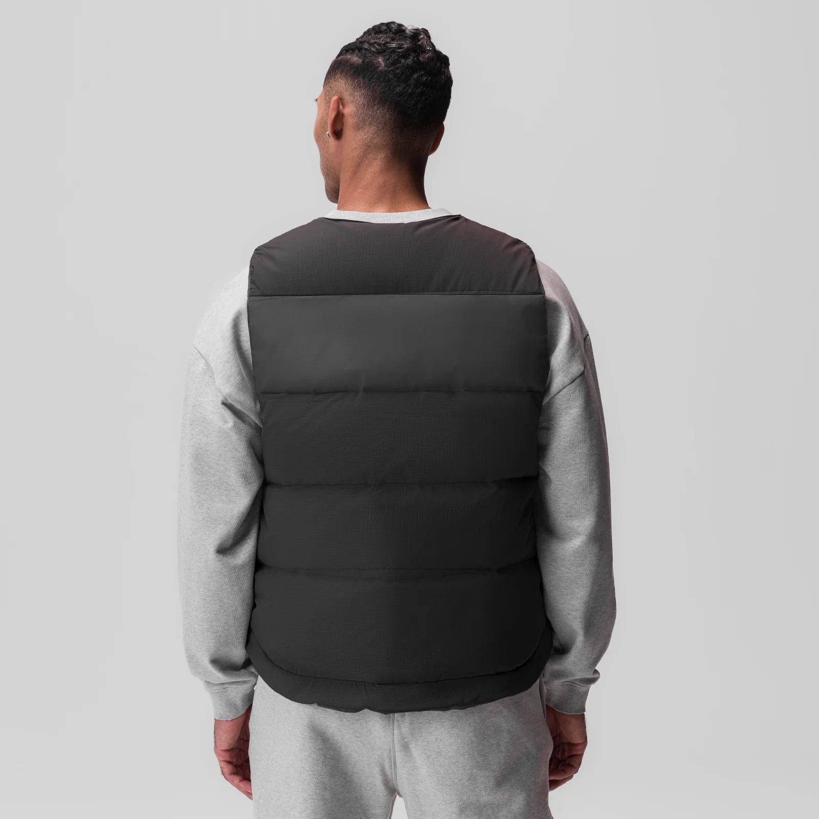 0859. Ripstop Insulated Puffer Gilet - Space Grey - Image 4