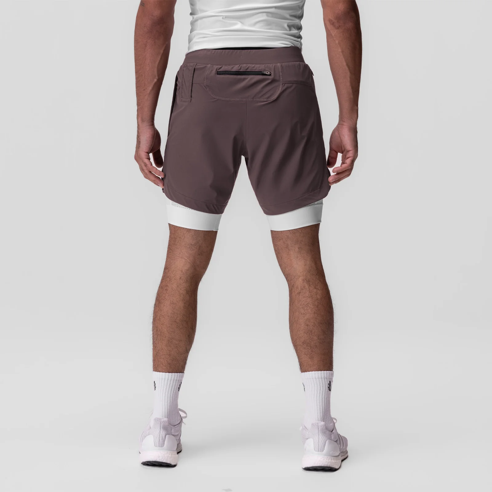 0866. Tetra-Lite® 7" Liner Short - Nightshade "Cyber"/White - Image 3