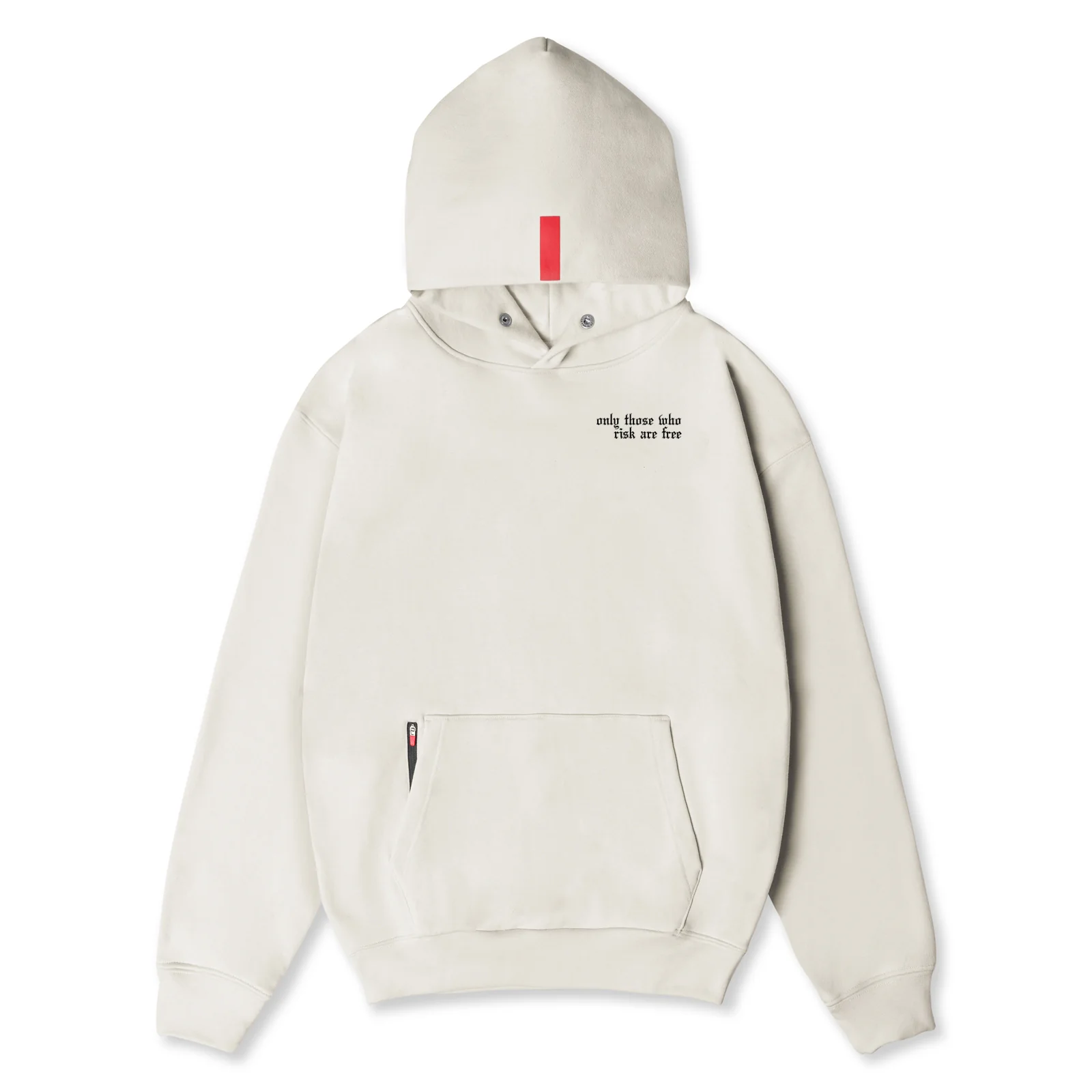0874. Tech-Terry™ Zip Pocket Hoodie - Stone "Brush Wings/ASRV" - Image 4