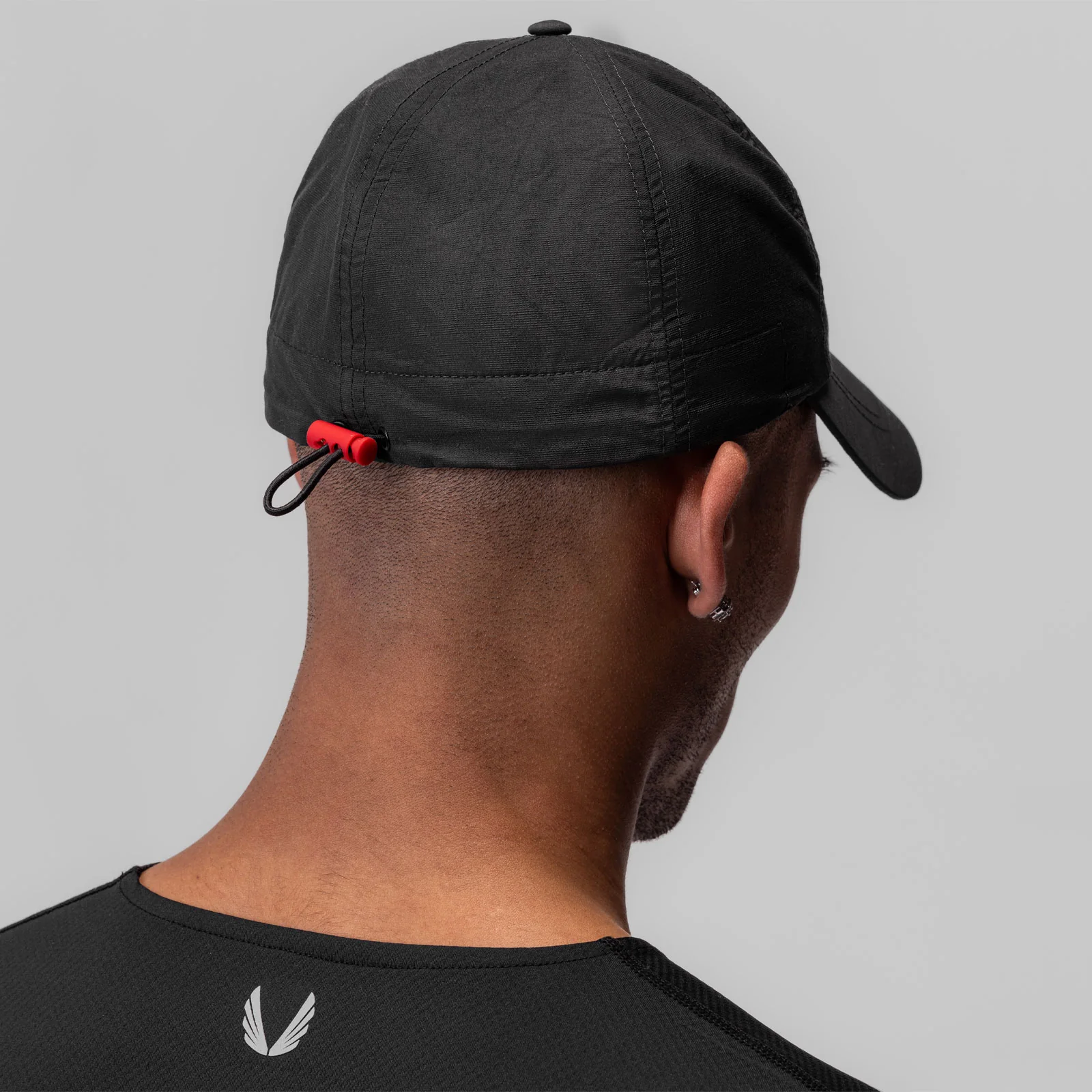 0896. Weather-Ready Cinch Hat - Black Wave Dye - Image 4