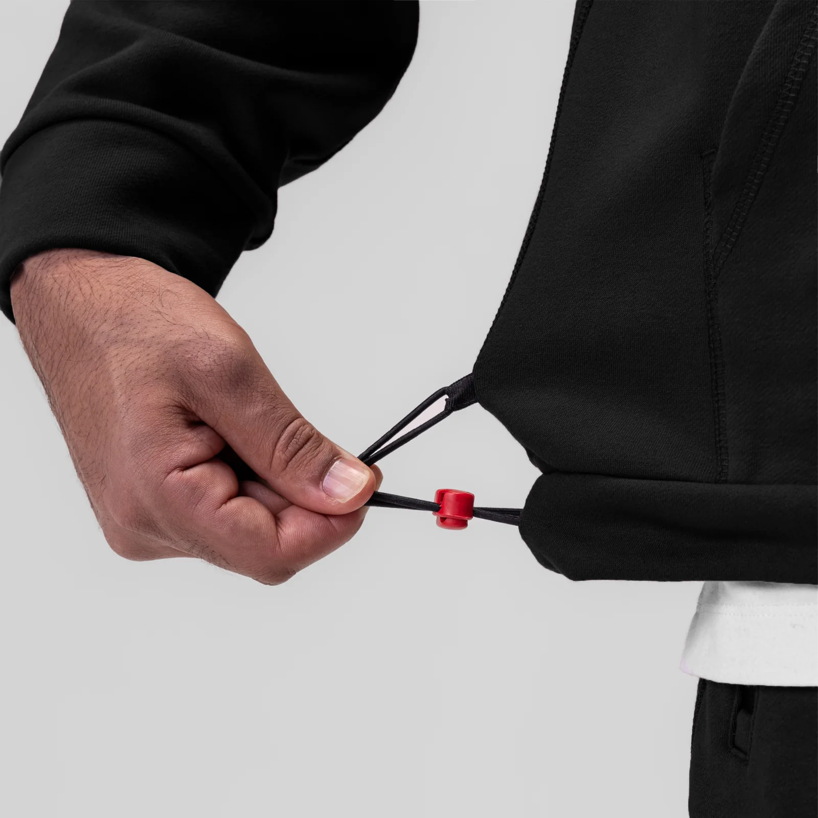 0905. Tech-Terry™ Weather-Ready Training Hoodie - Black "ASRV" - Image 8