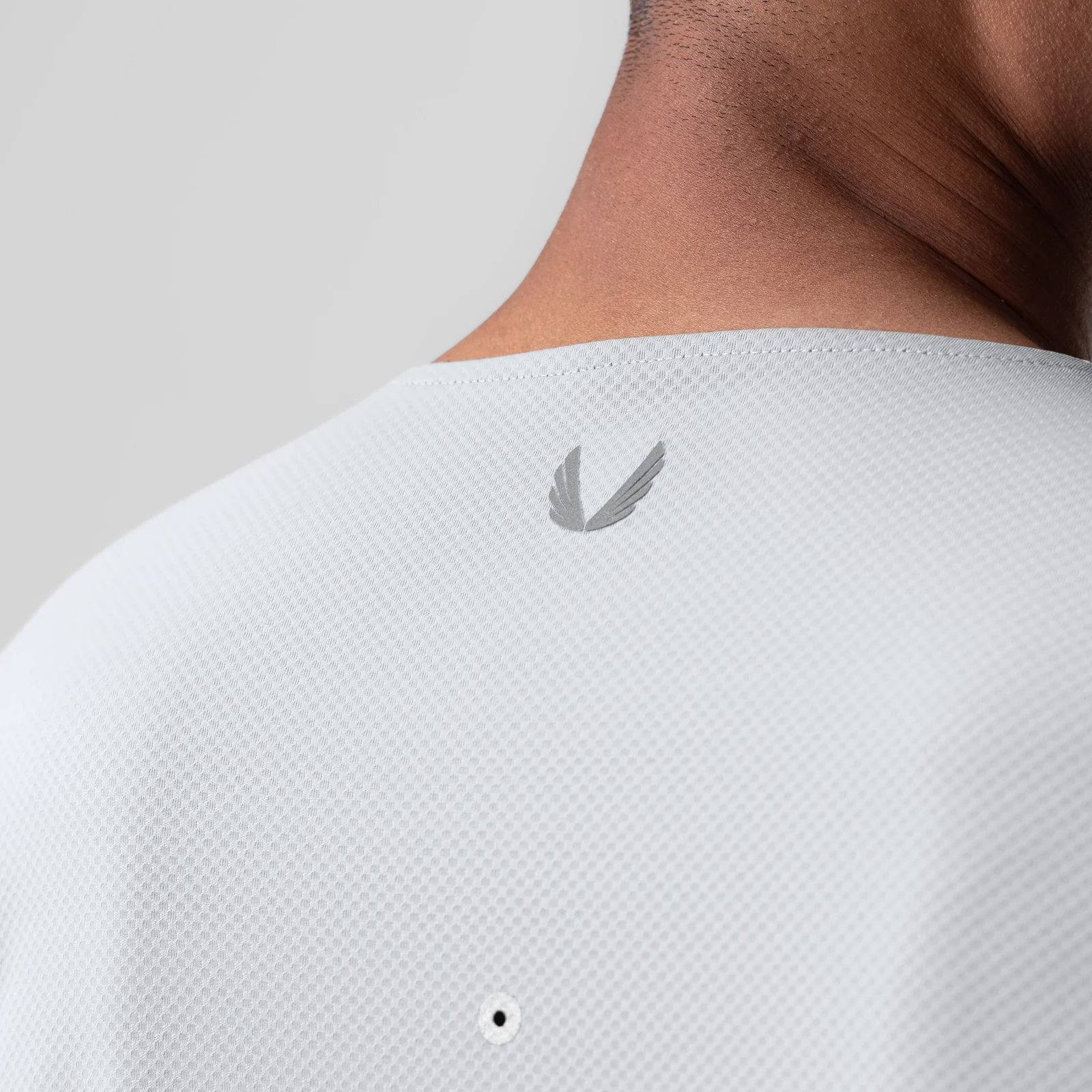 0907. AeroSilver® Training Long Sleeve - Slate Grey "Space Bracket" - Image 4