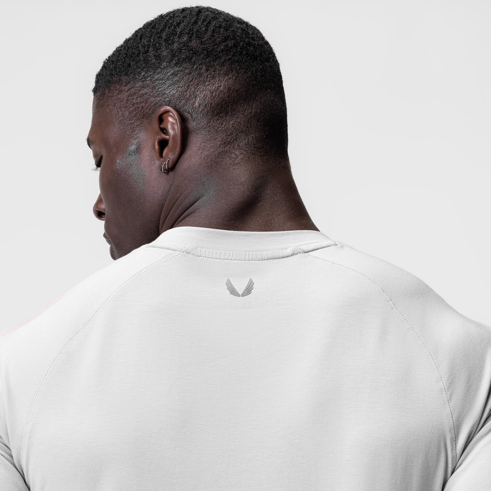 0919. Supima® Fitted Tee - White - Image 4