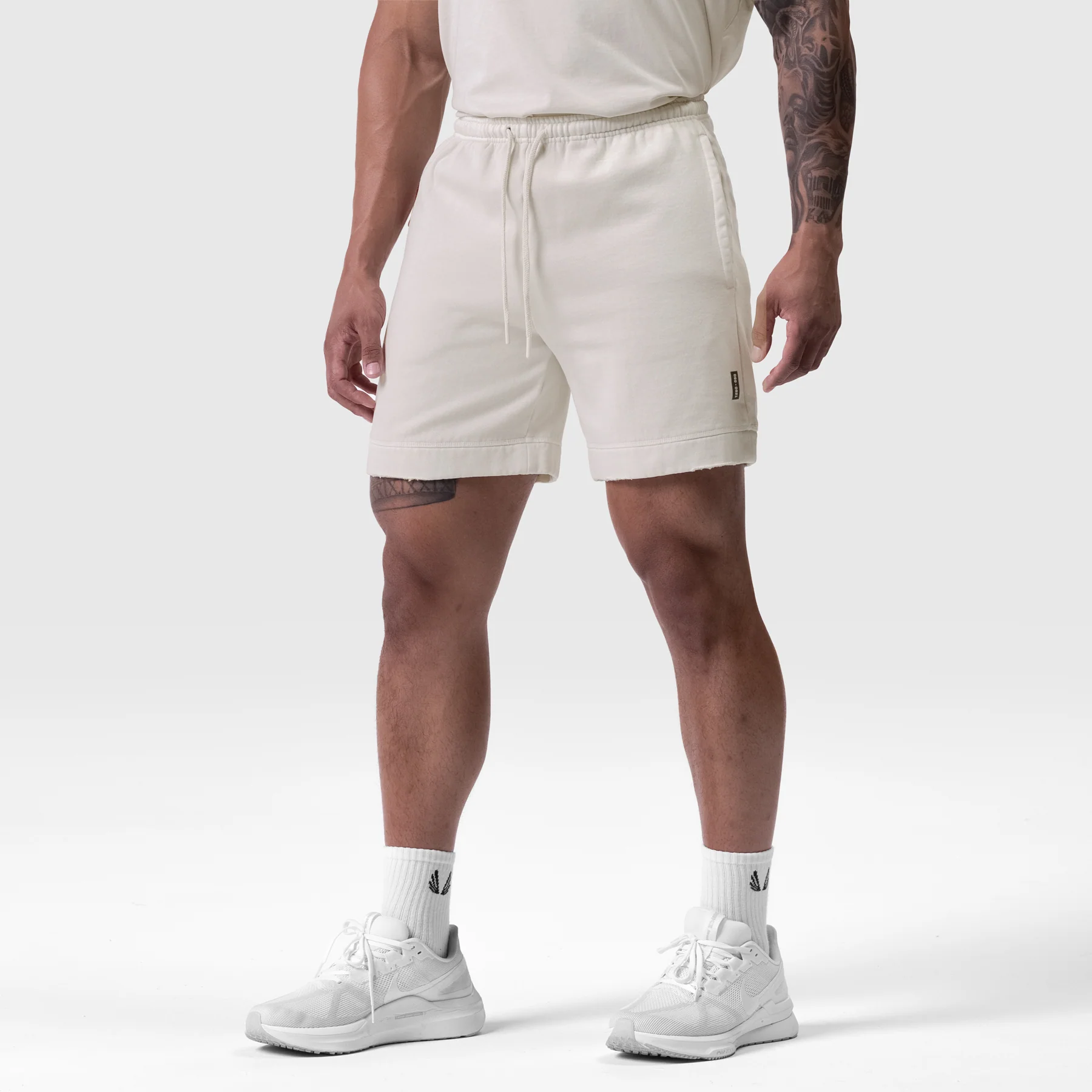 0921. Tech Essential™ Sweat Short - Faded Stone - Image 3