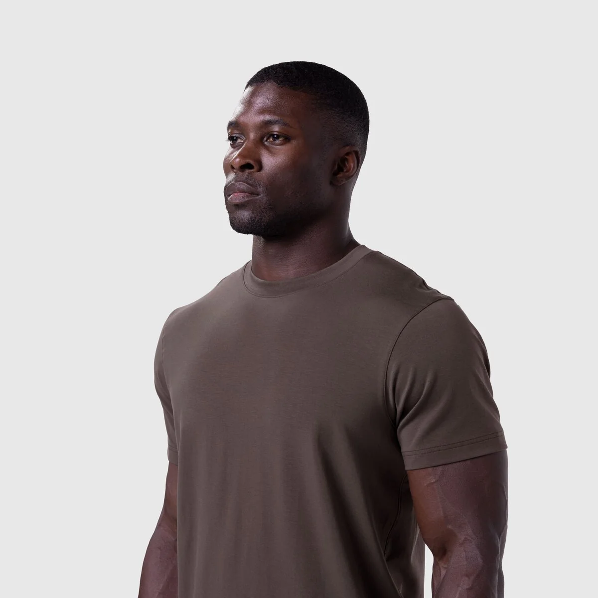 0923. Supima® Essential Tee - Dark Earth - Image 4