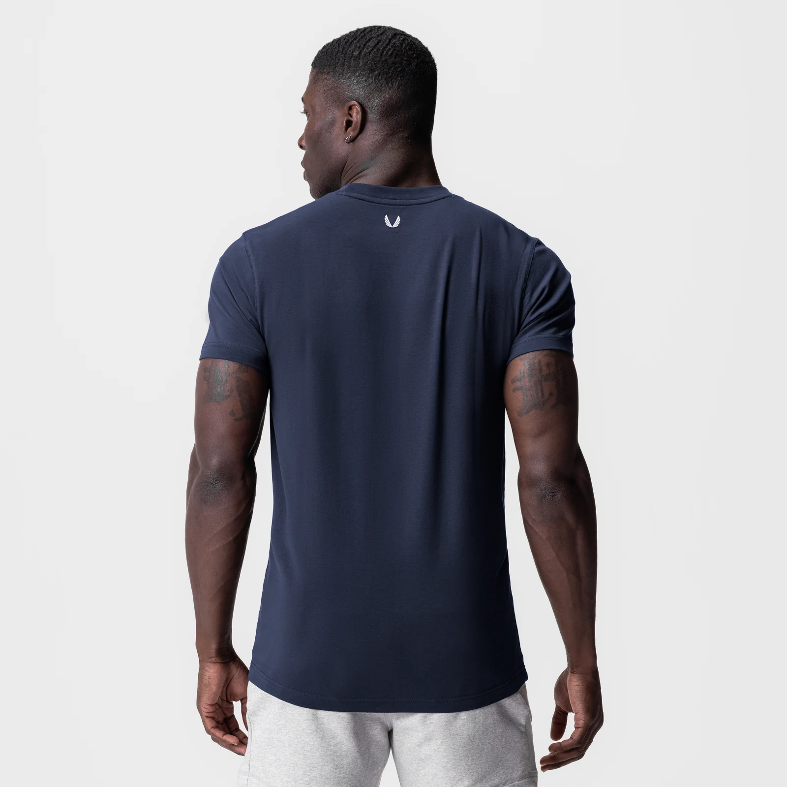 0923. Supima® Essential Tee - Navy - Image 3