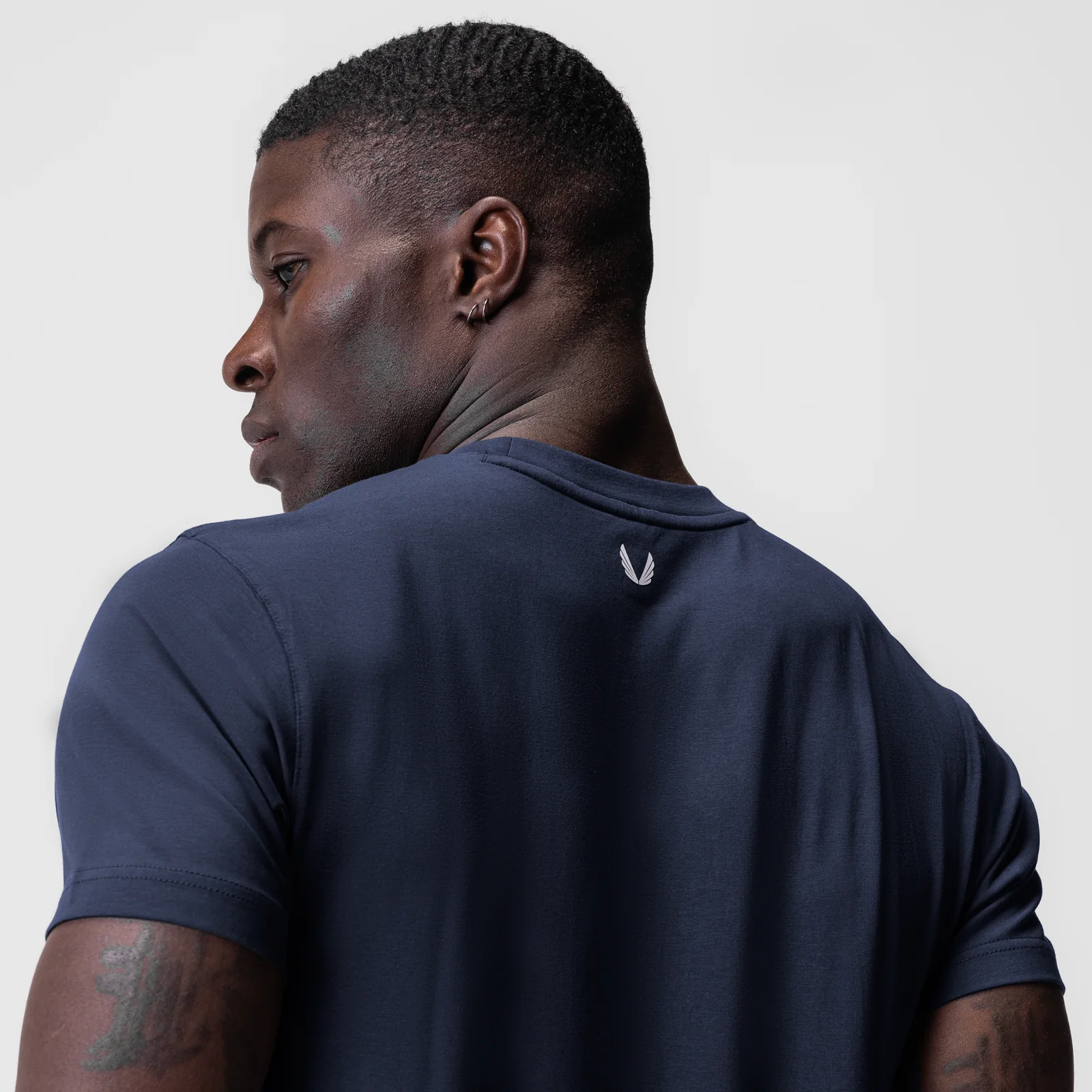 0923. Supima® Essential Tee - Navy - Image 4