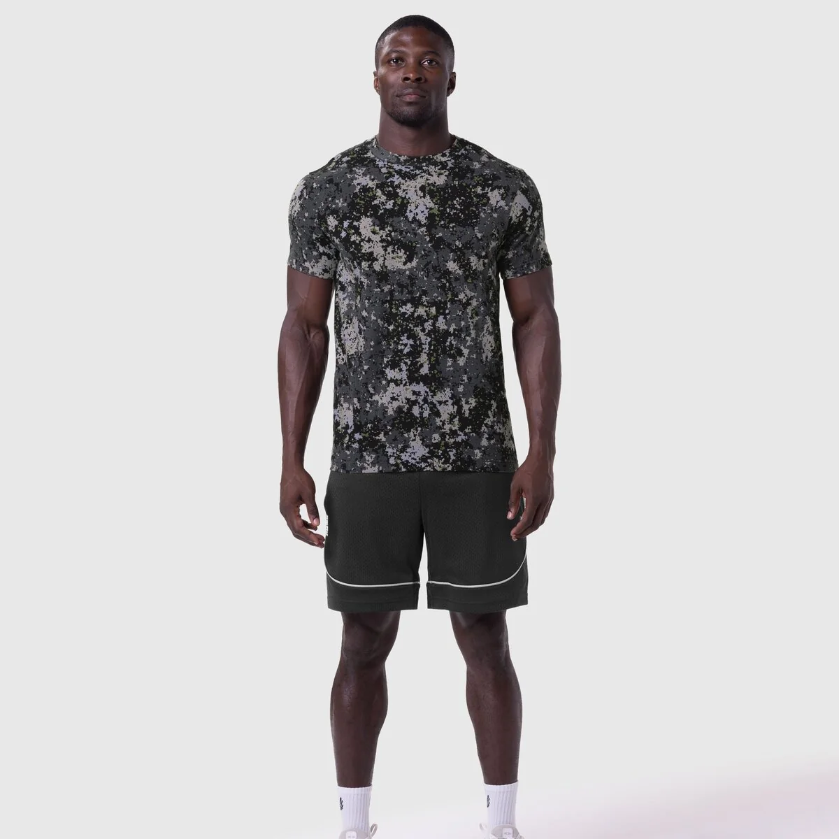 0923. Supima® Essential Tee - Pixel Camo - Image 2