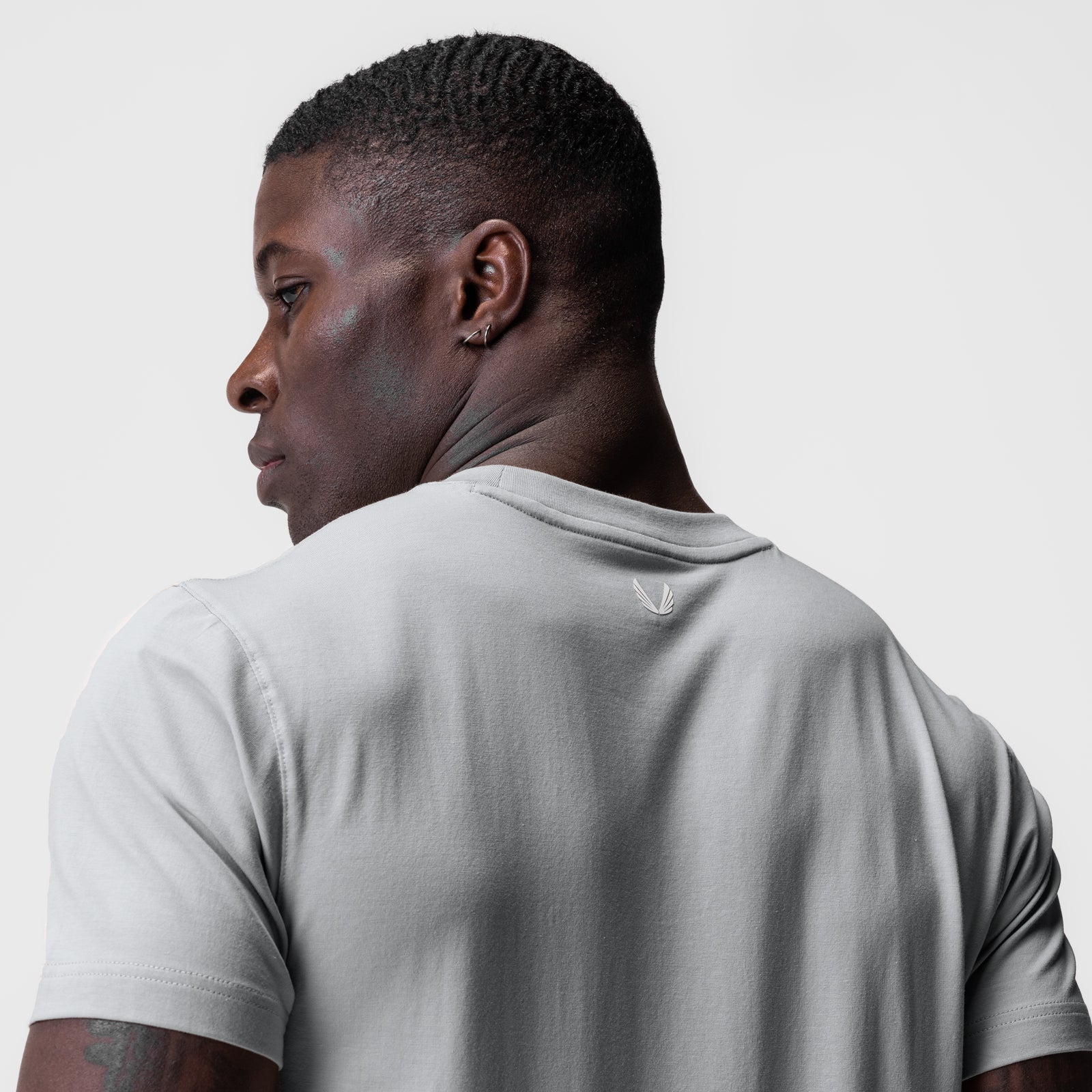0923. Supima® Essential Tee - Slate Grey - Image 4
