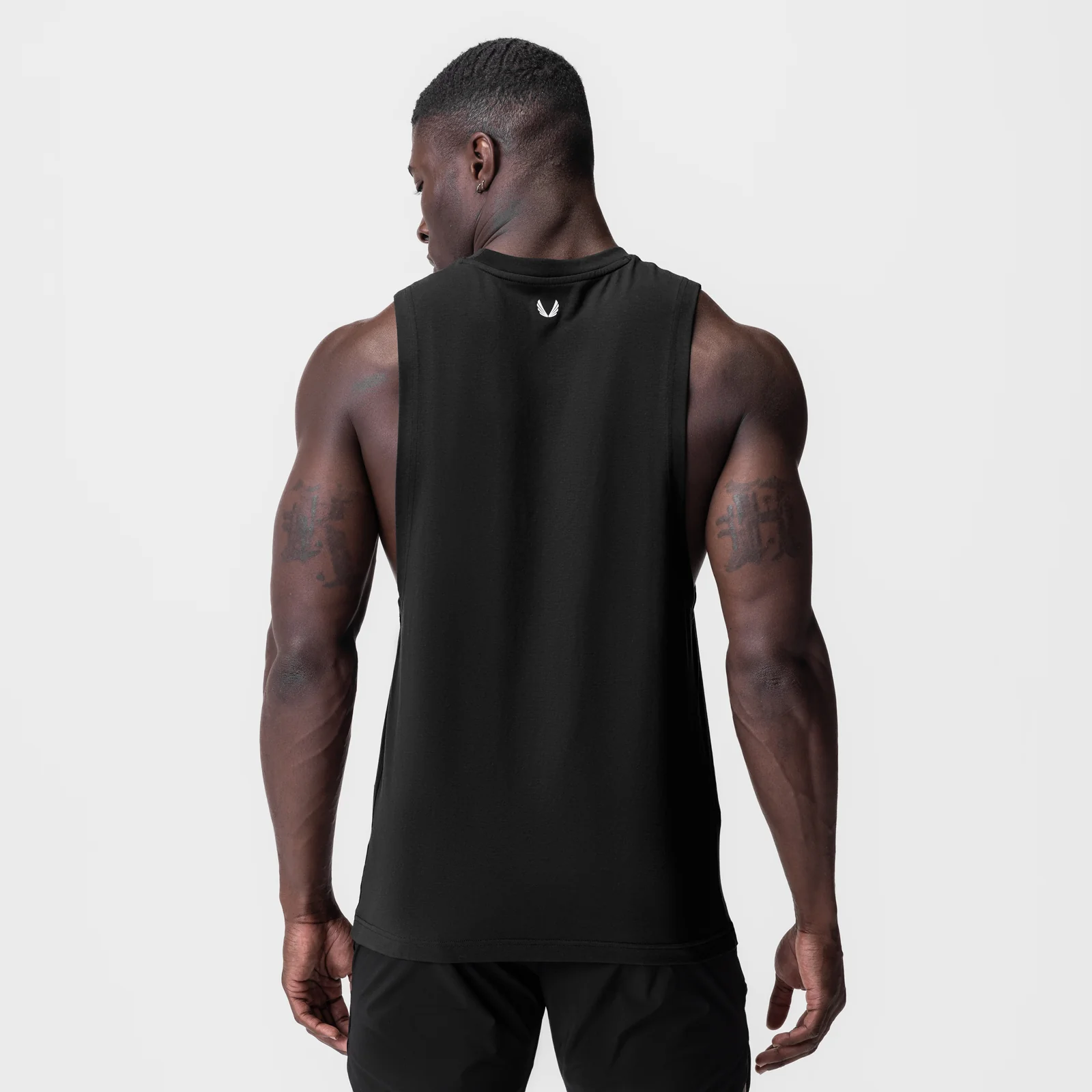 0926. Supima® Muscle Tank - Black - Image 3
