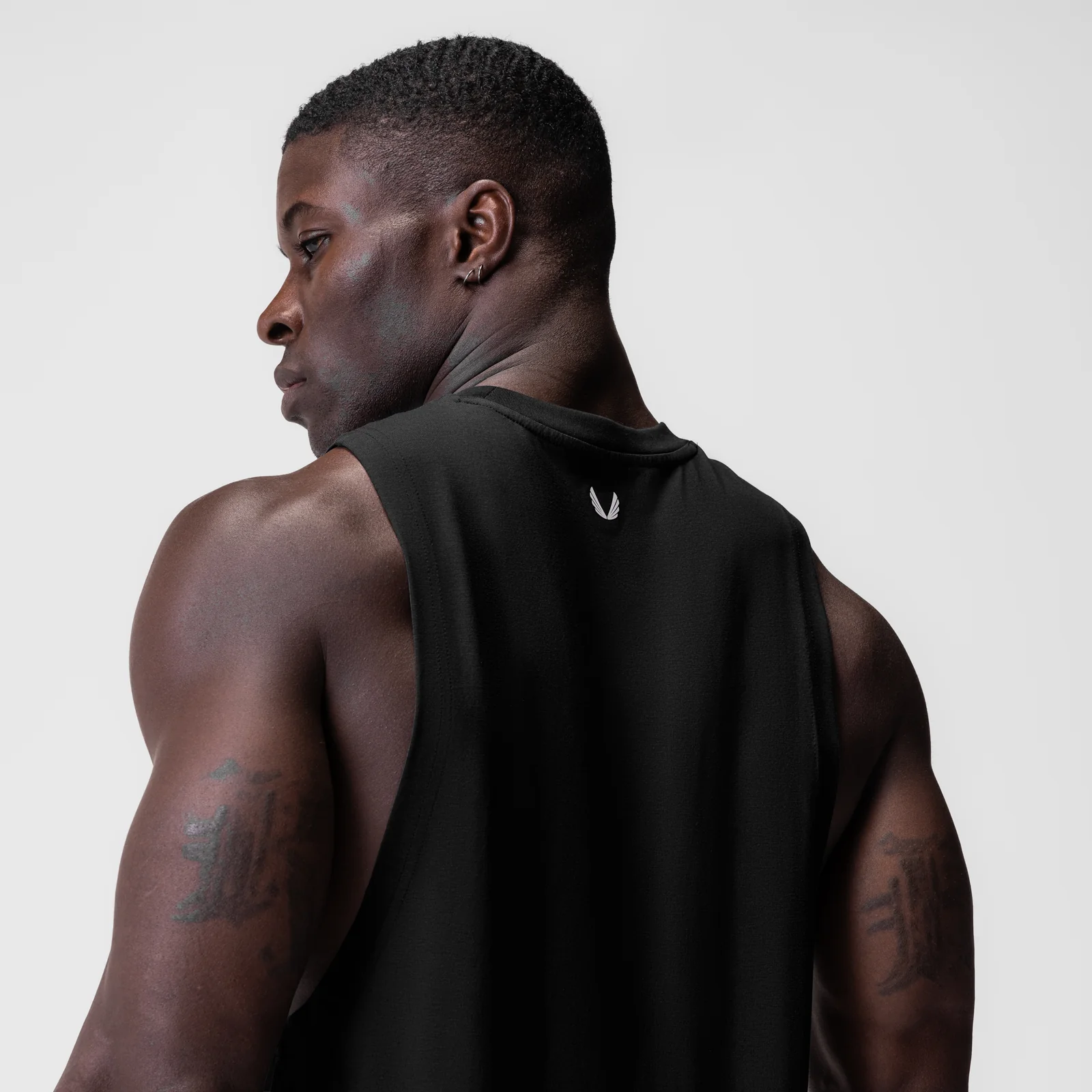 0926. Supima® Muscle Tank - Black - Image 4