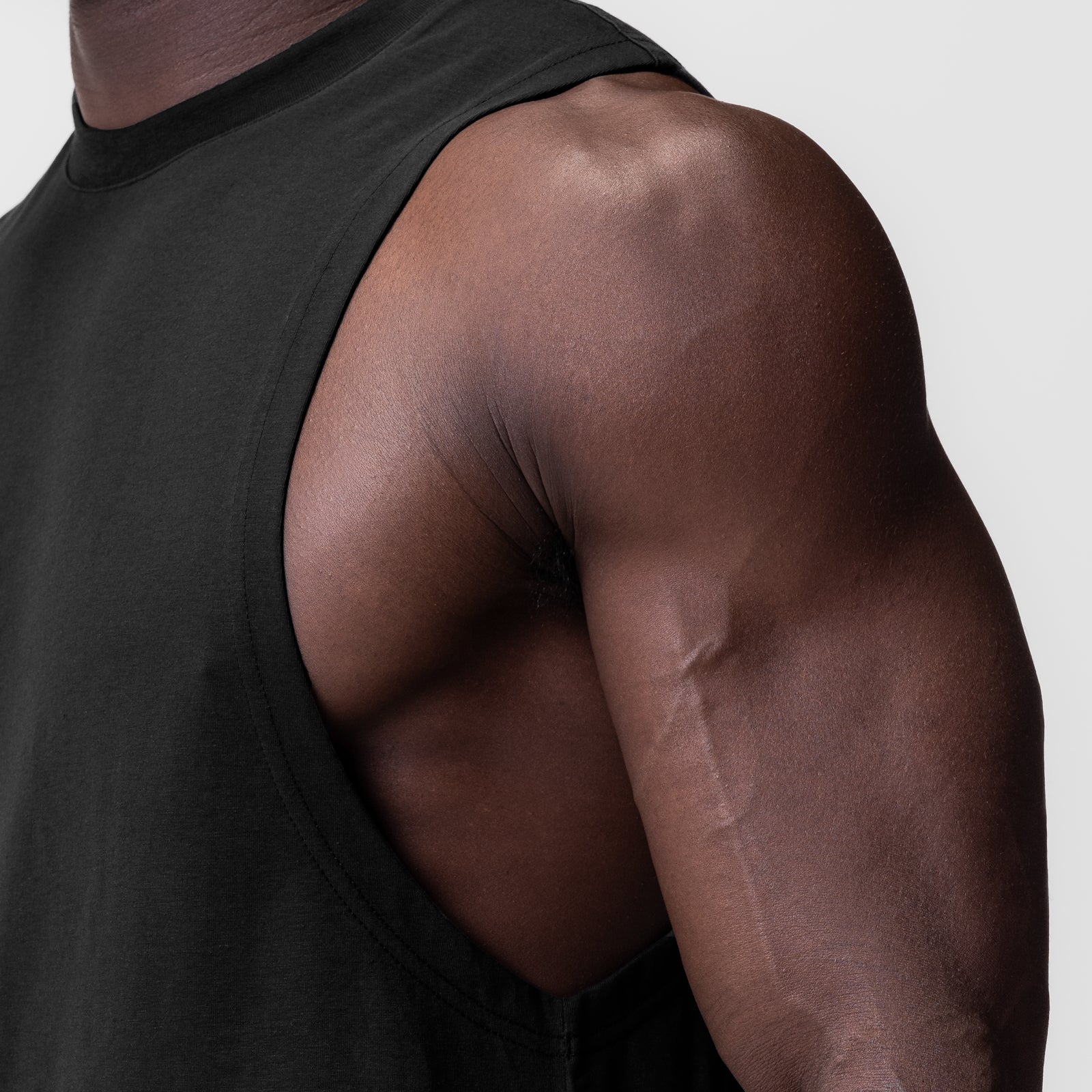 0926. Supima® Muscle Tank - Black - Image 5