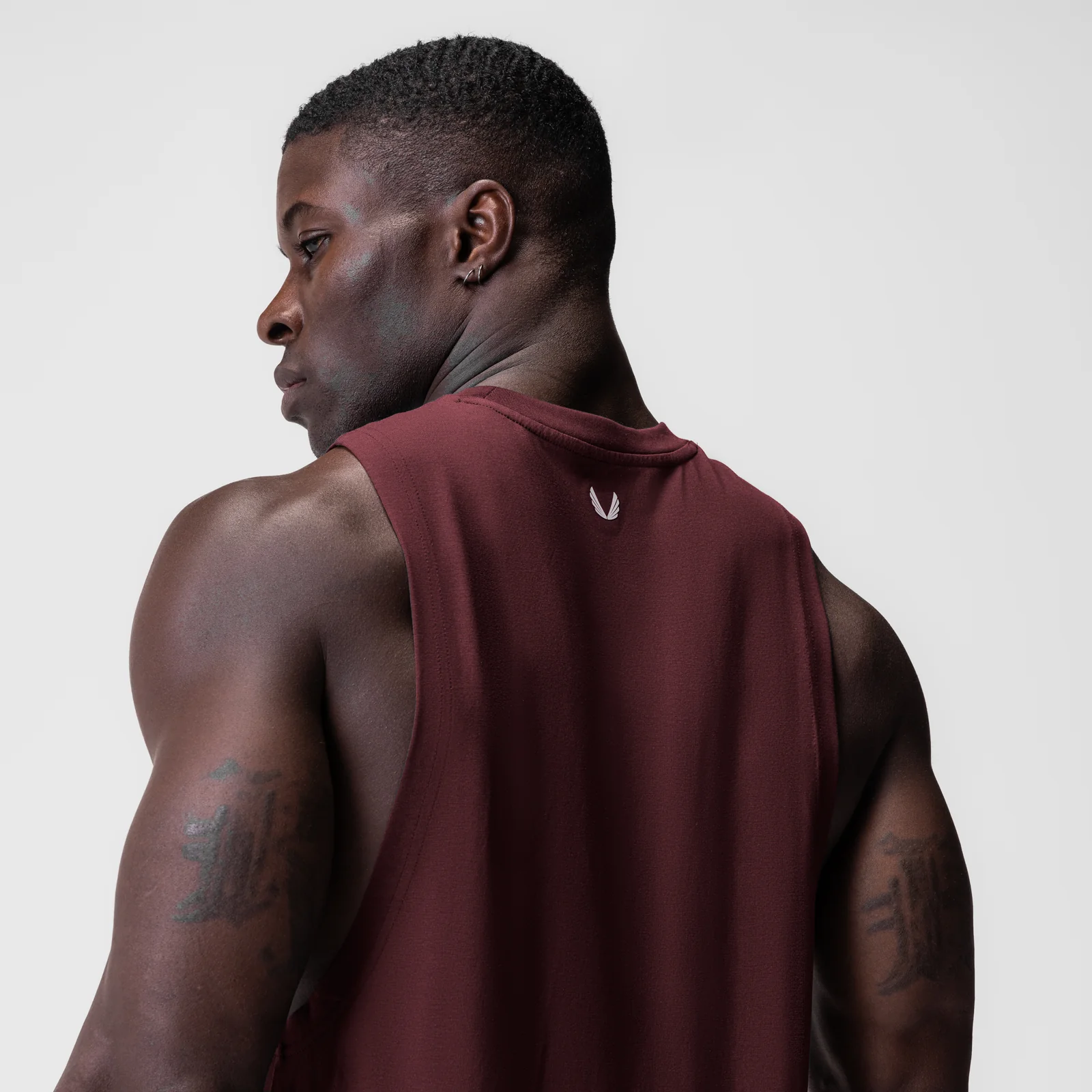 0926. Supima® Muscle Tank - Crimson - Image 4
