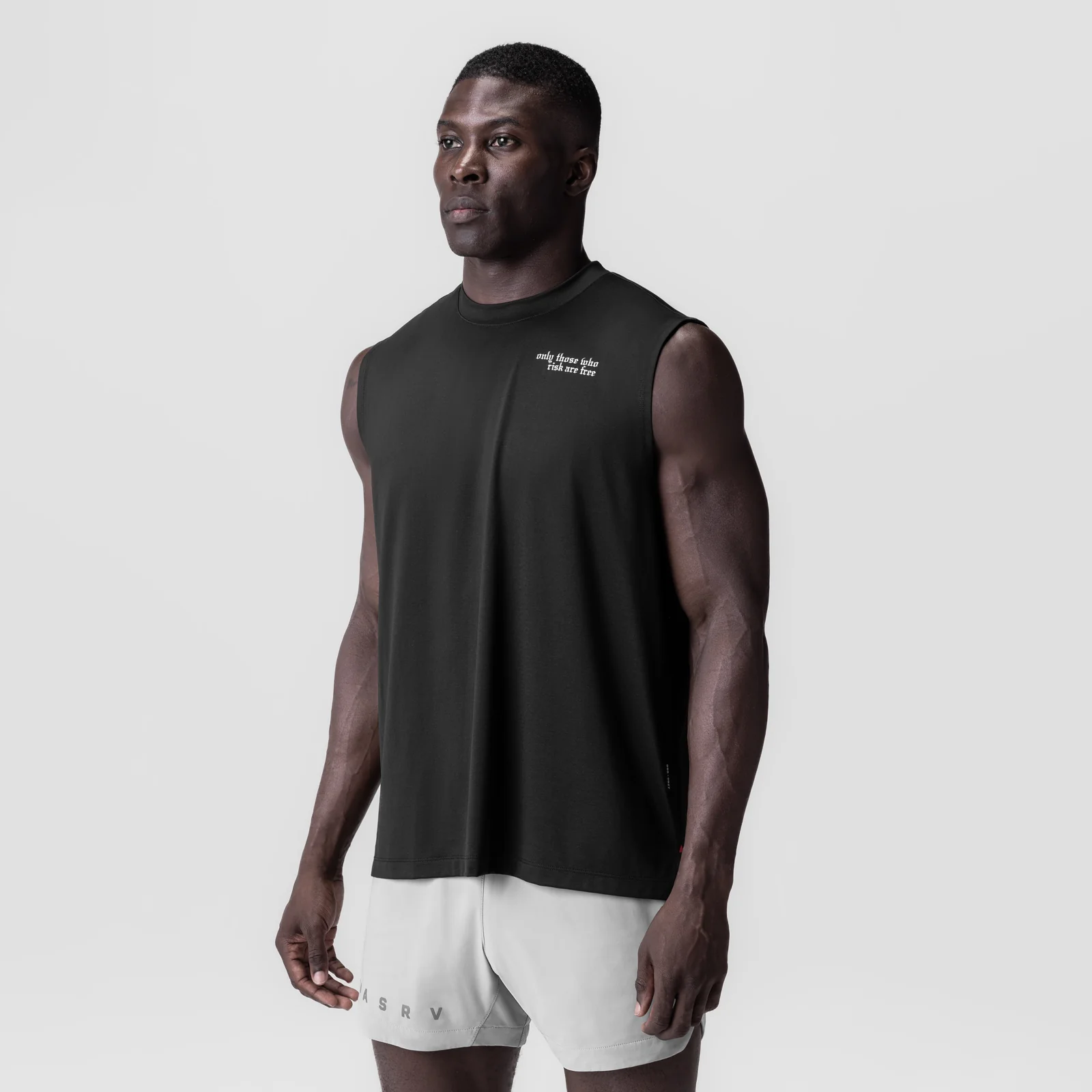 0927. 3D-Lite® 2.0 Lycra® Relaxed Cutoff - Black "Brush Wings" - Image 3