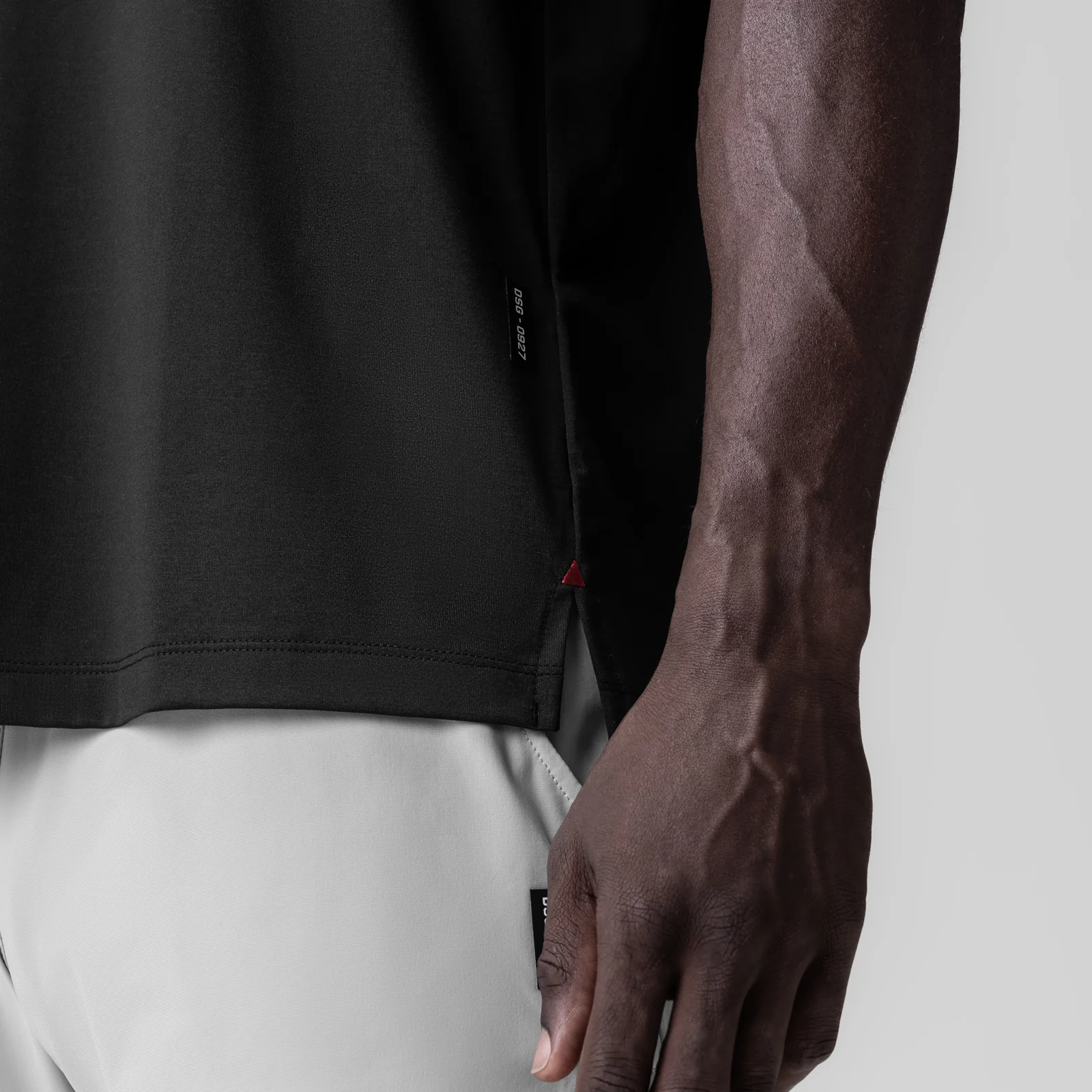 0927. 3D-Lite® 2.0 Lycra® Relaxed Cutoff - Black "Brush Wings" - Image 6