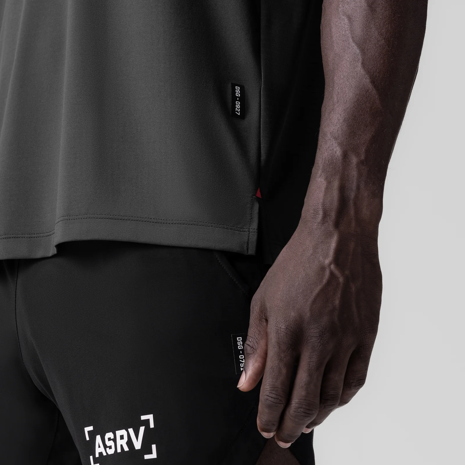 0927. 3D-Lite® 2.0 Lycra® Relaxed Cutoff - Space Grey - Image 5