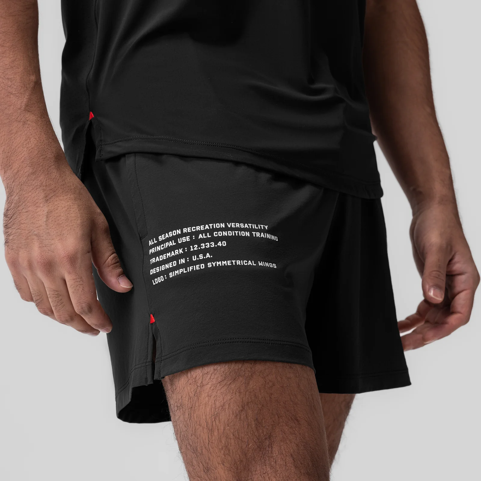 0942. Aerotex™ 5" Training Short - Black - Image 4