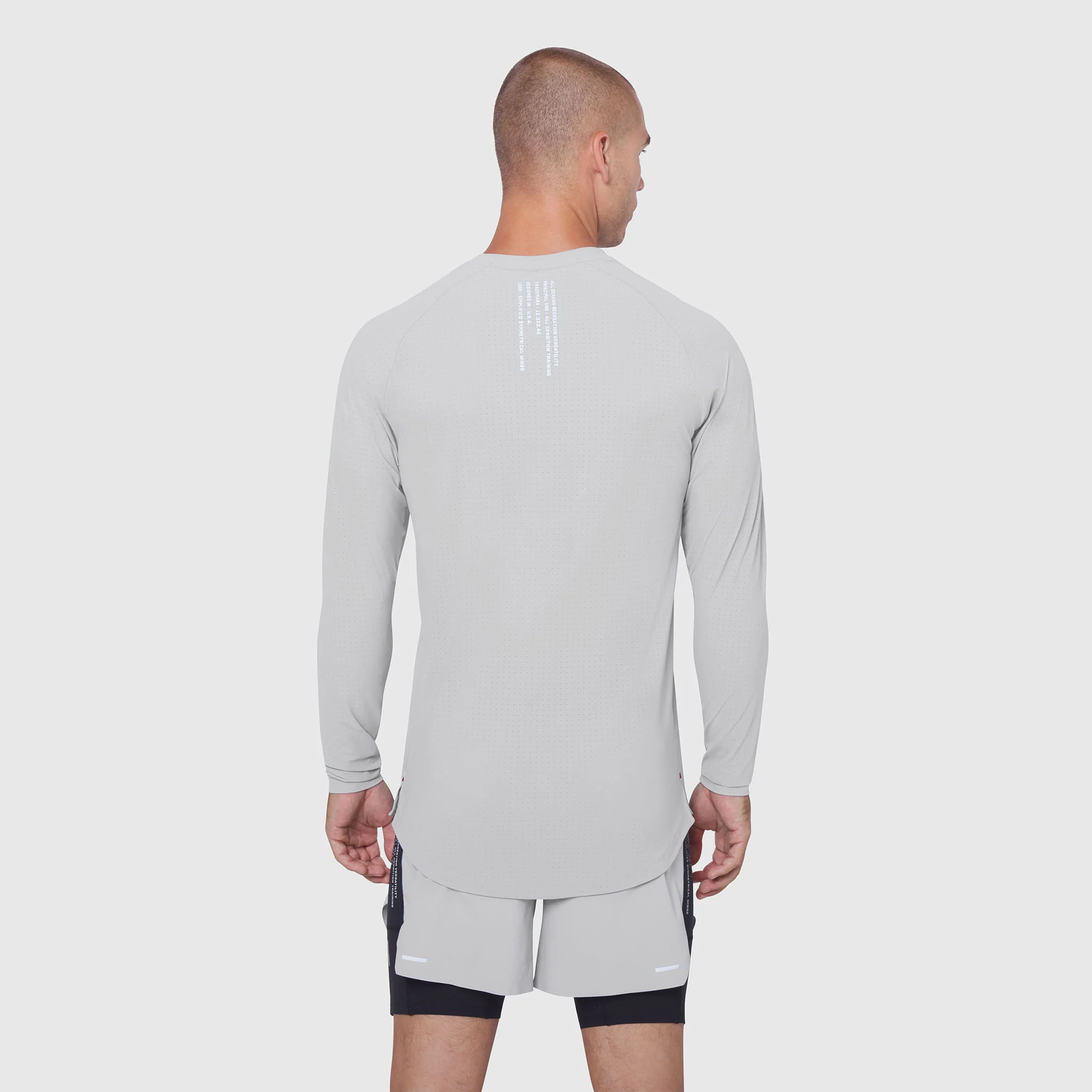 0947. Laser-Vent™ Established Long Sleeve - Slate Grey - Image 2