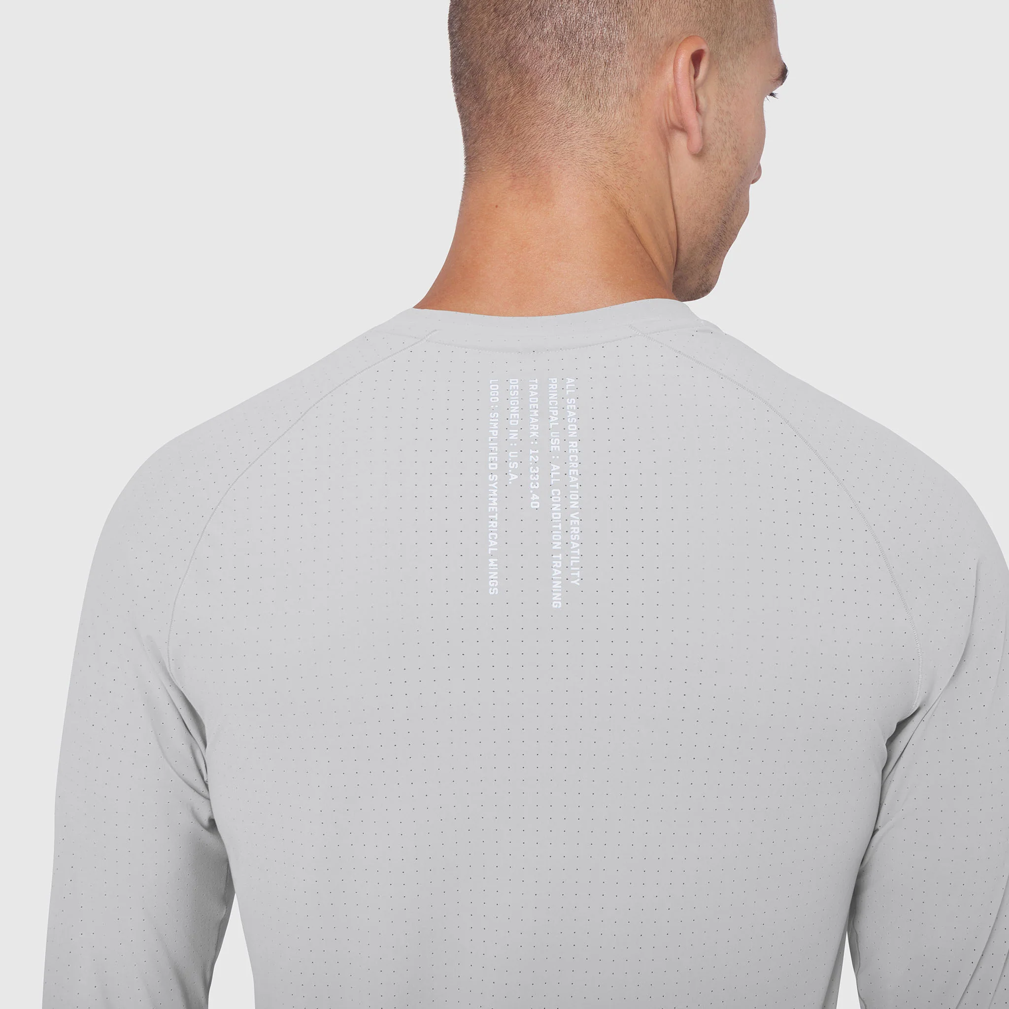 0947. Laser-Vent™ Established Long Sleeve - Slate Grey - Image 3