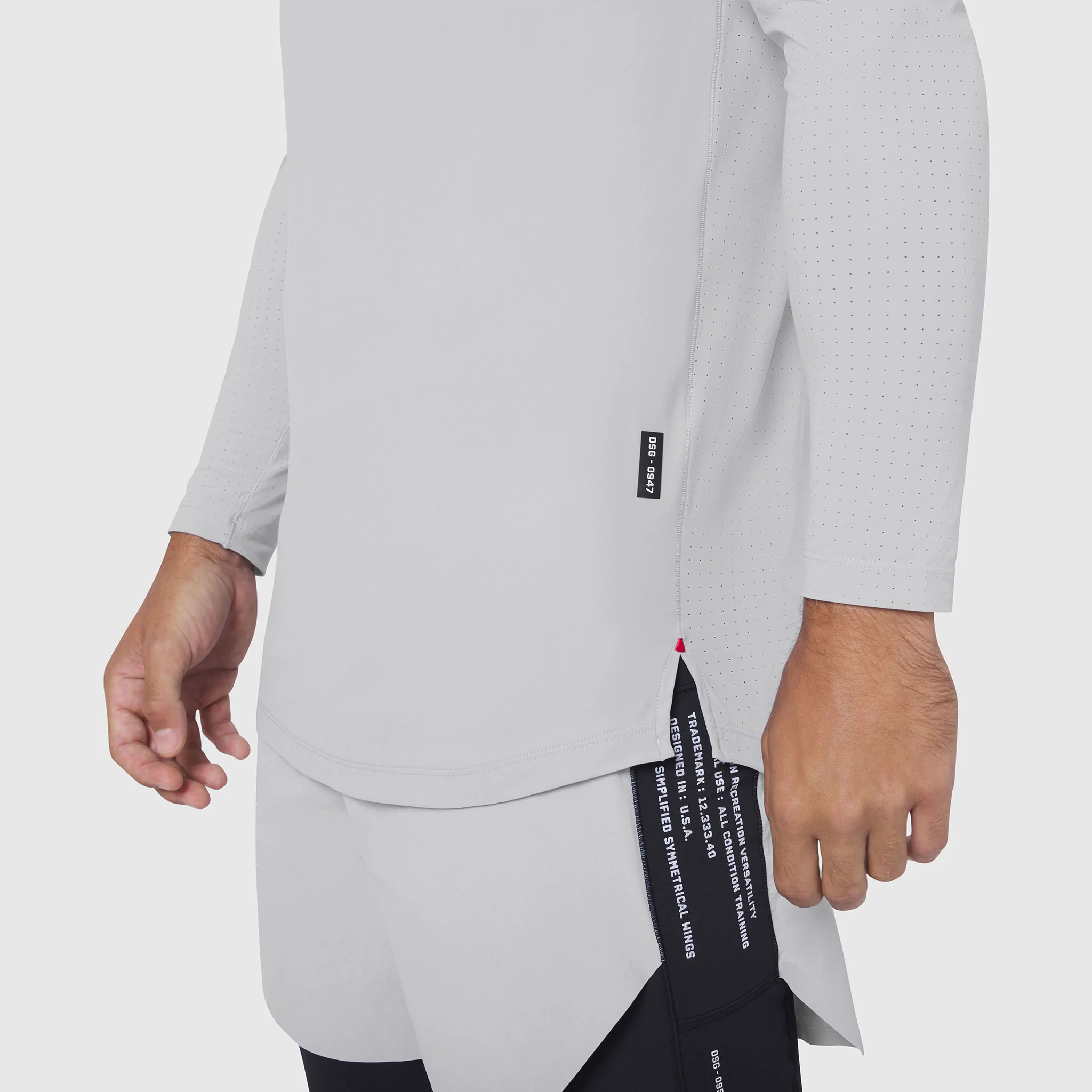 0947. Laser-Vent™ Established Long Sleeve - Slate Grey - Image 4
