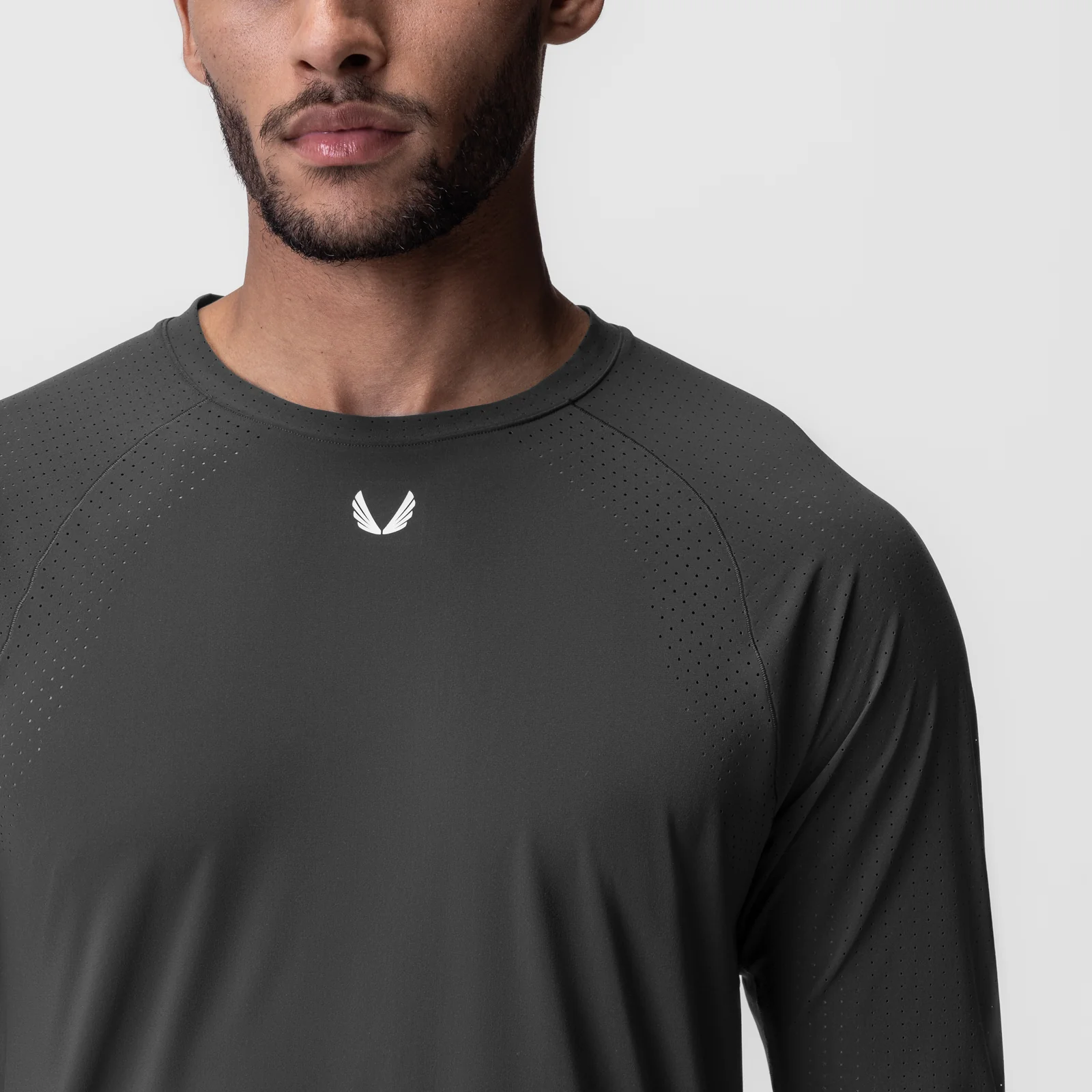 0947. Laser-Vent™ Established Long Sleeve - Space Grey - Image 5