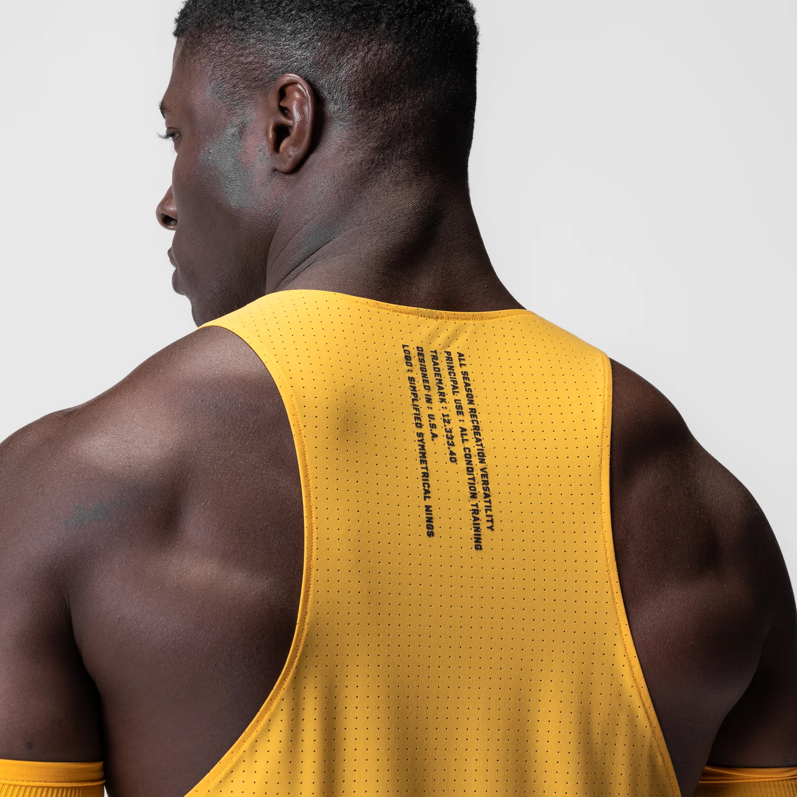 0949. Laser-Vent™ Singlet Tank - Amber - Image 4
