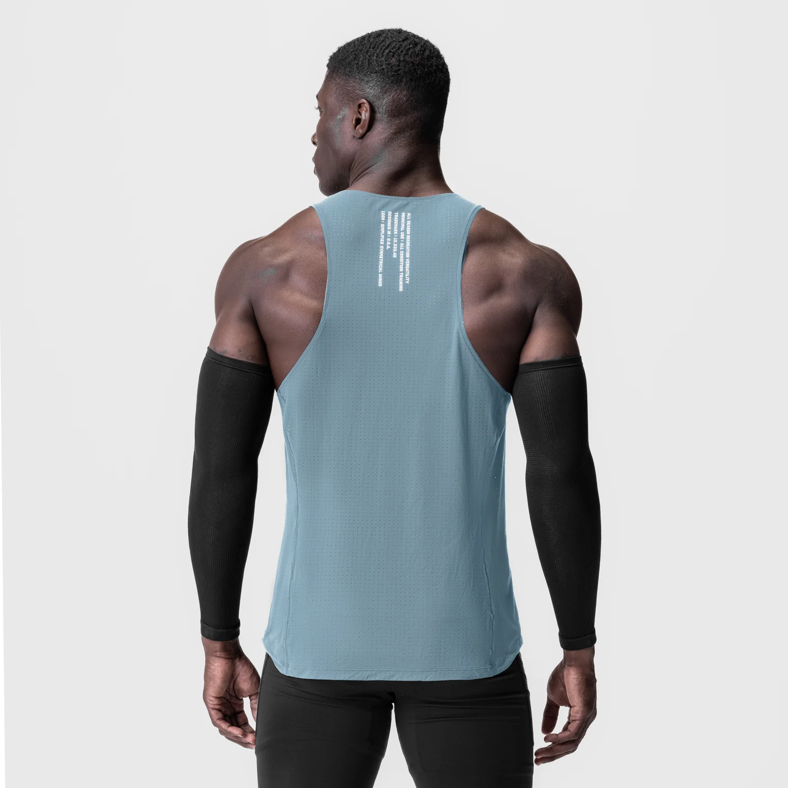 0949. Laser-Vent™ Singlet Tank - Light Sky - Image 3
