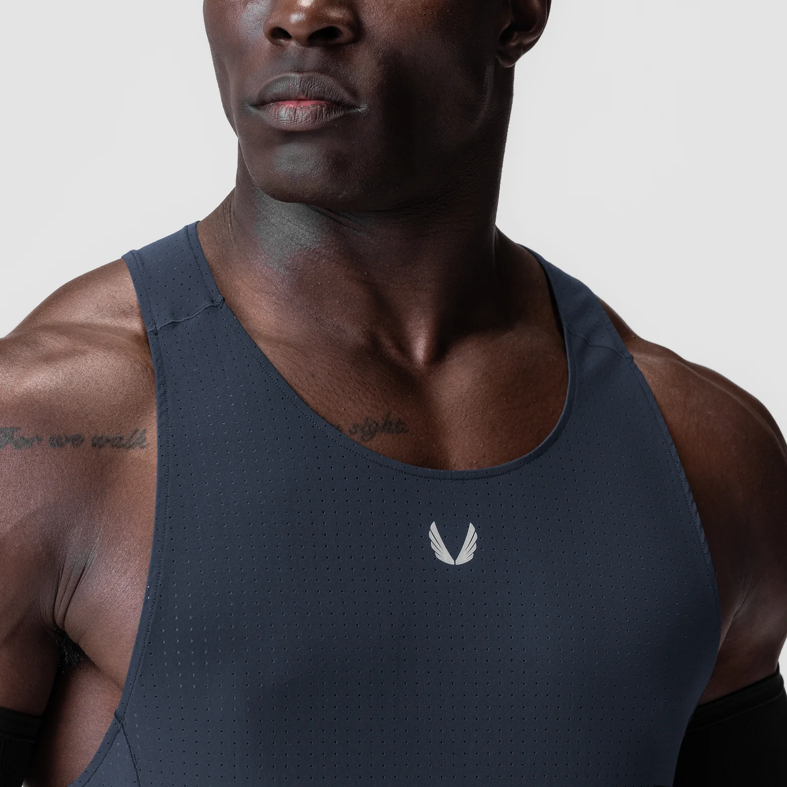 0949. Laser-Vent™ Singlet Tank - Navy - Image 5
