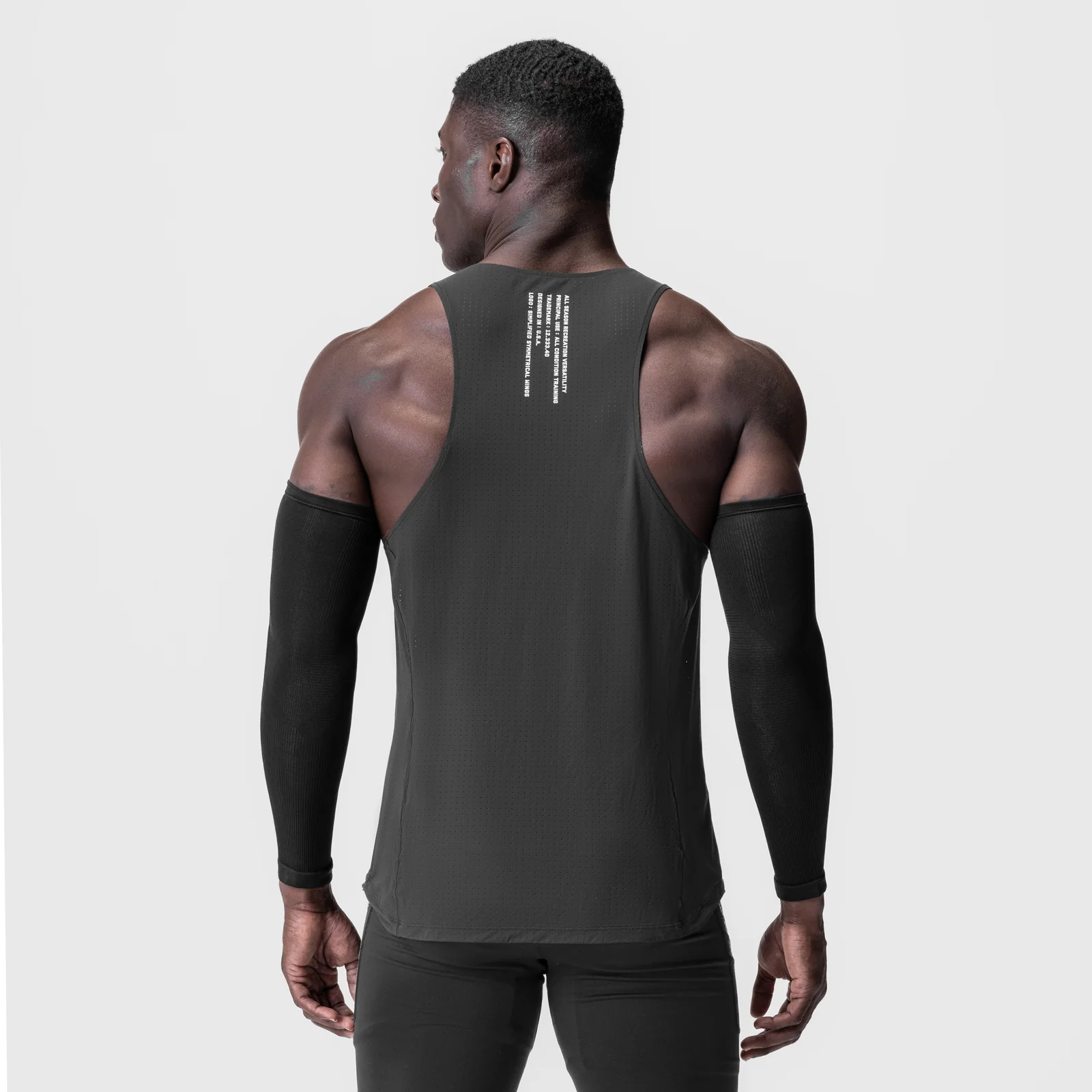 0949. Laser-Vent™ Singlet Tank - Space Grey - Image 3