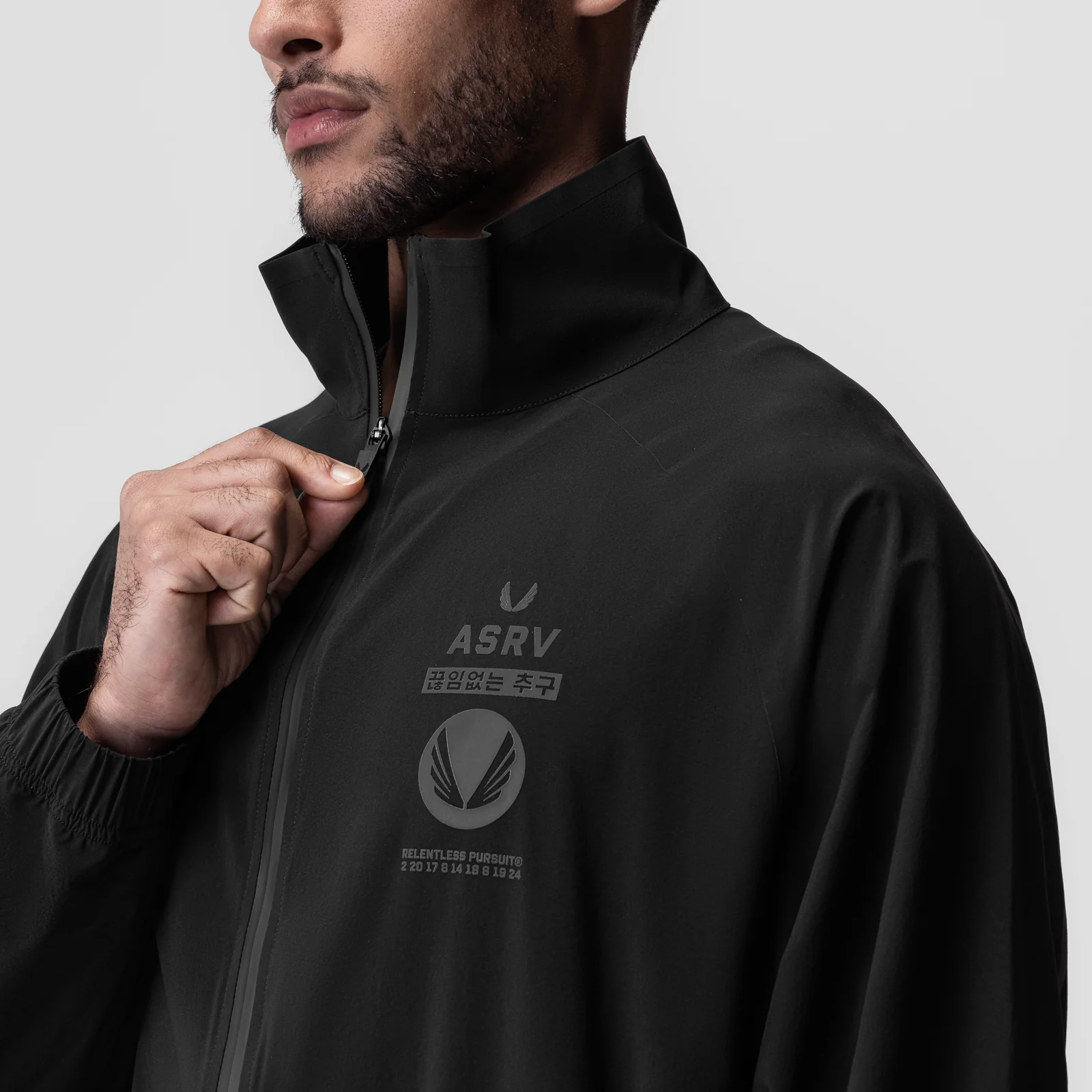 0950. Aerotex™ Track Jacket - Black/Black - Image 4
