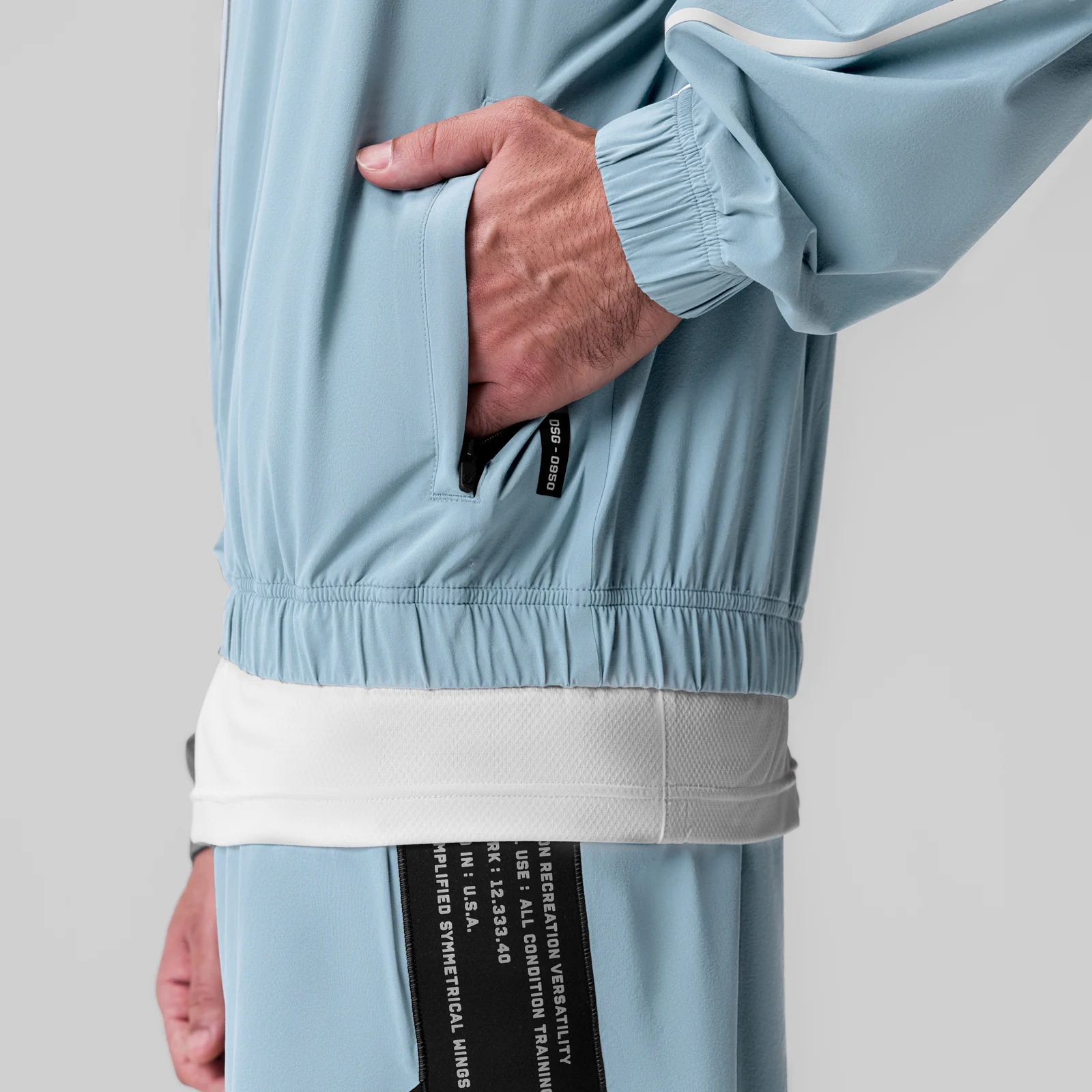 0950. Aerotex™ Track Jacket - Light Sky - Image 6
