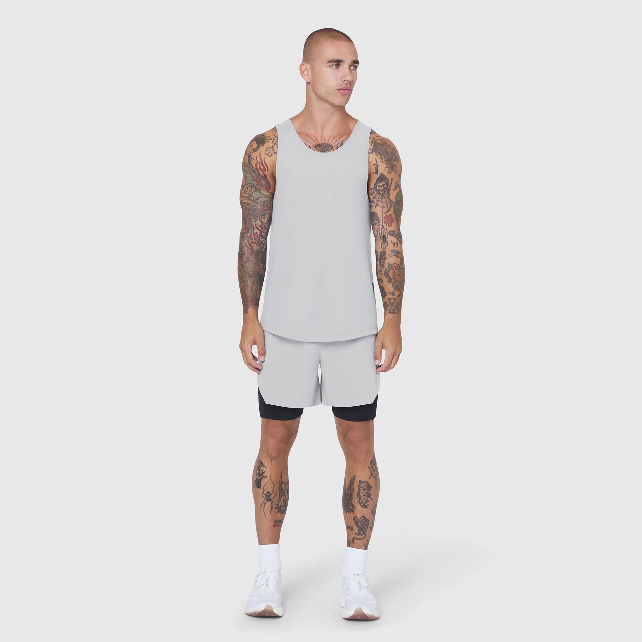 0960. Laser-Vent™ Tank Top - Slate Grey - Image 4