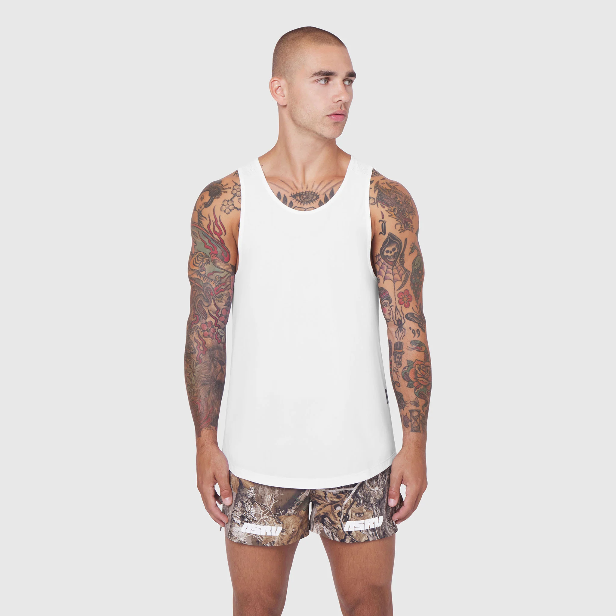 0960. Laser-Vent™ Tank Top - White - Image 3
