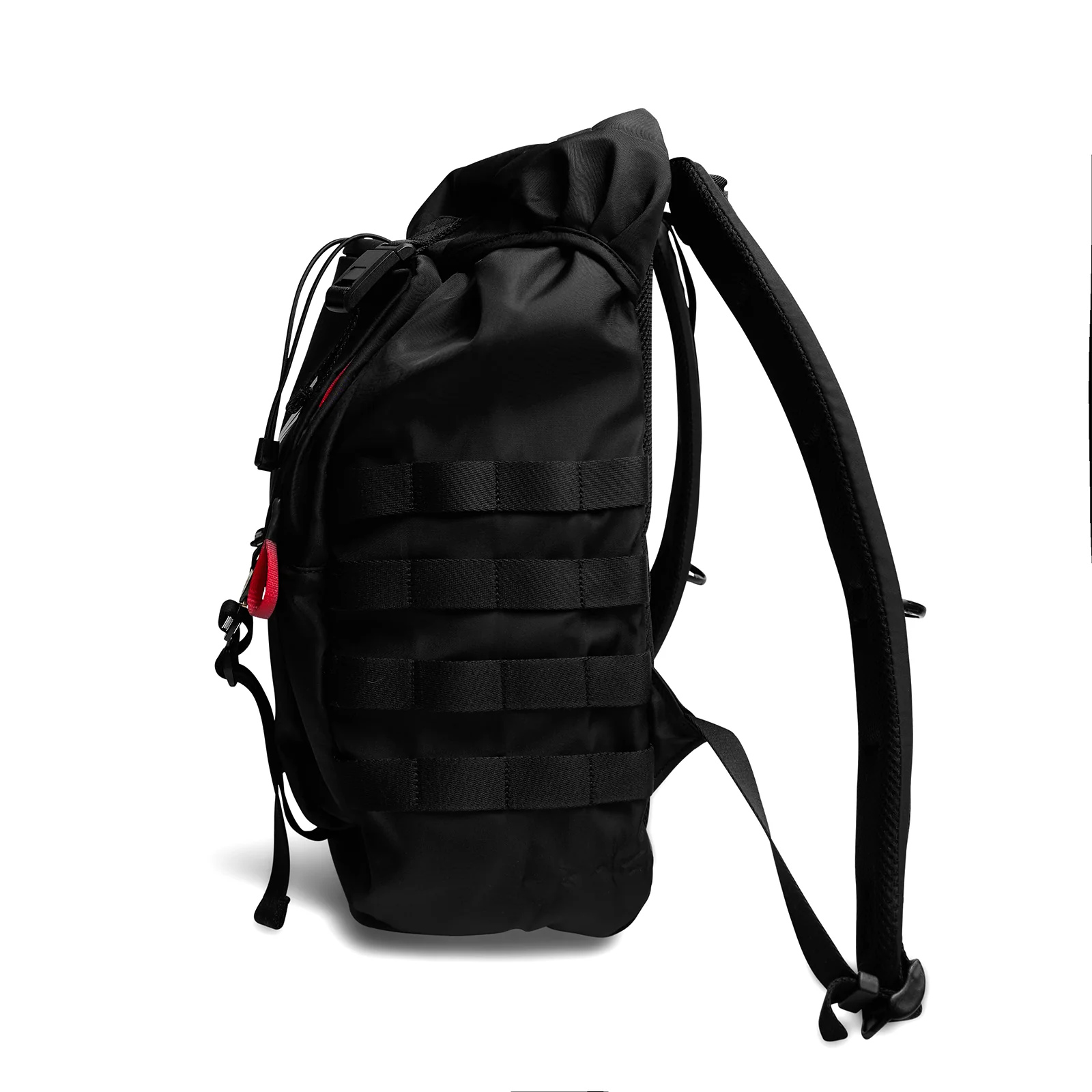0961. Waterproof MOLLE Backpack - Black - Image 3