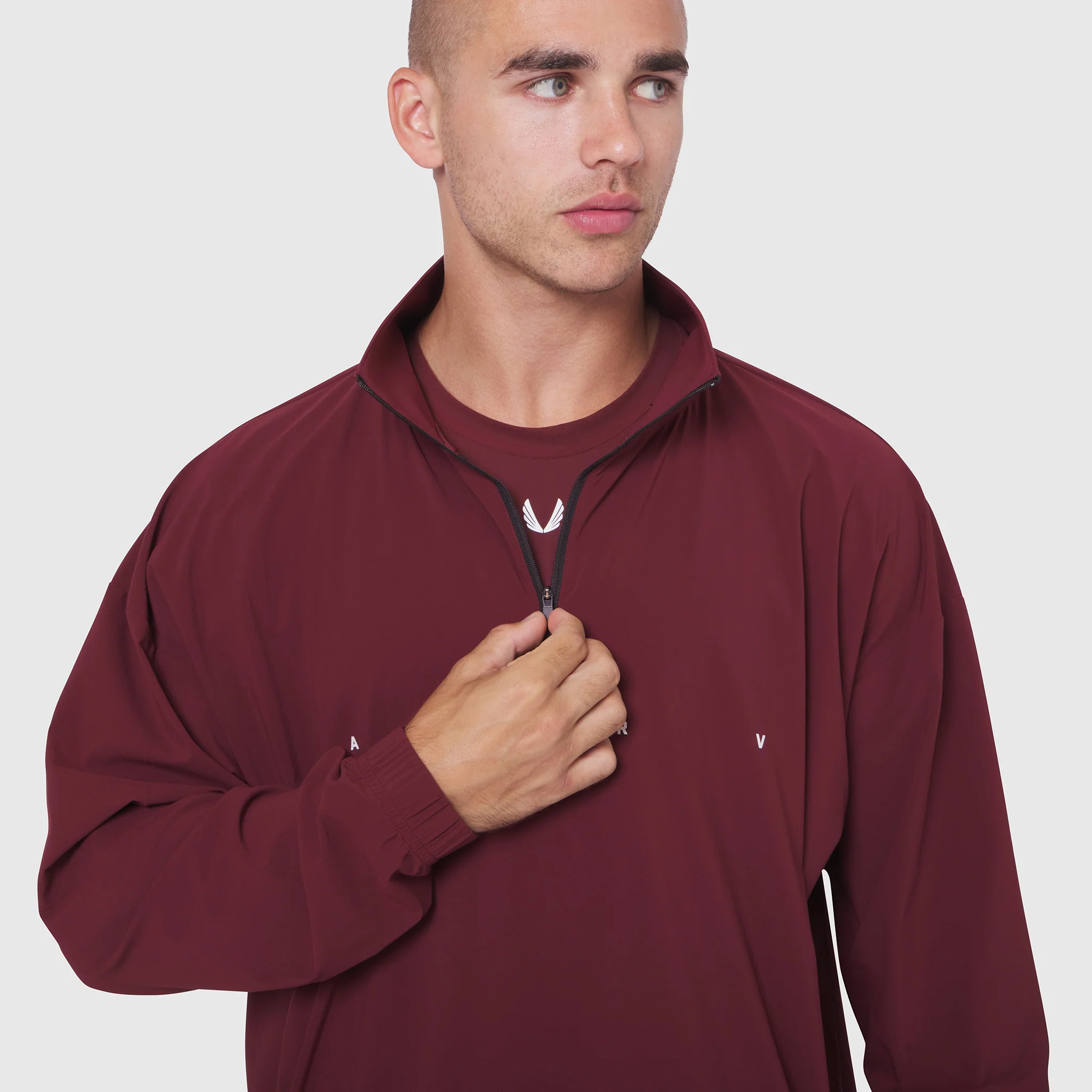 0970. Aerotex™ Quarter-Zip Jacket - Crimson - Image 6
