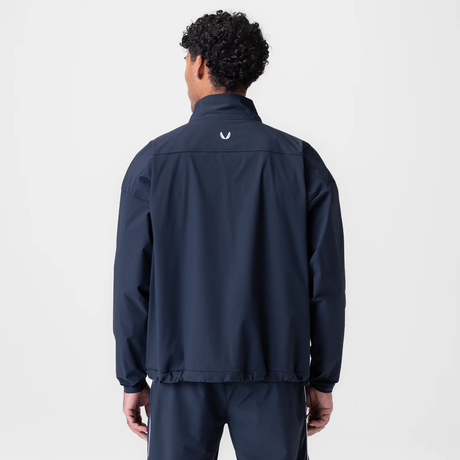 0970. Ripstop Quarter Zip Jacket - Navy - Image 3