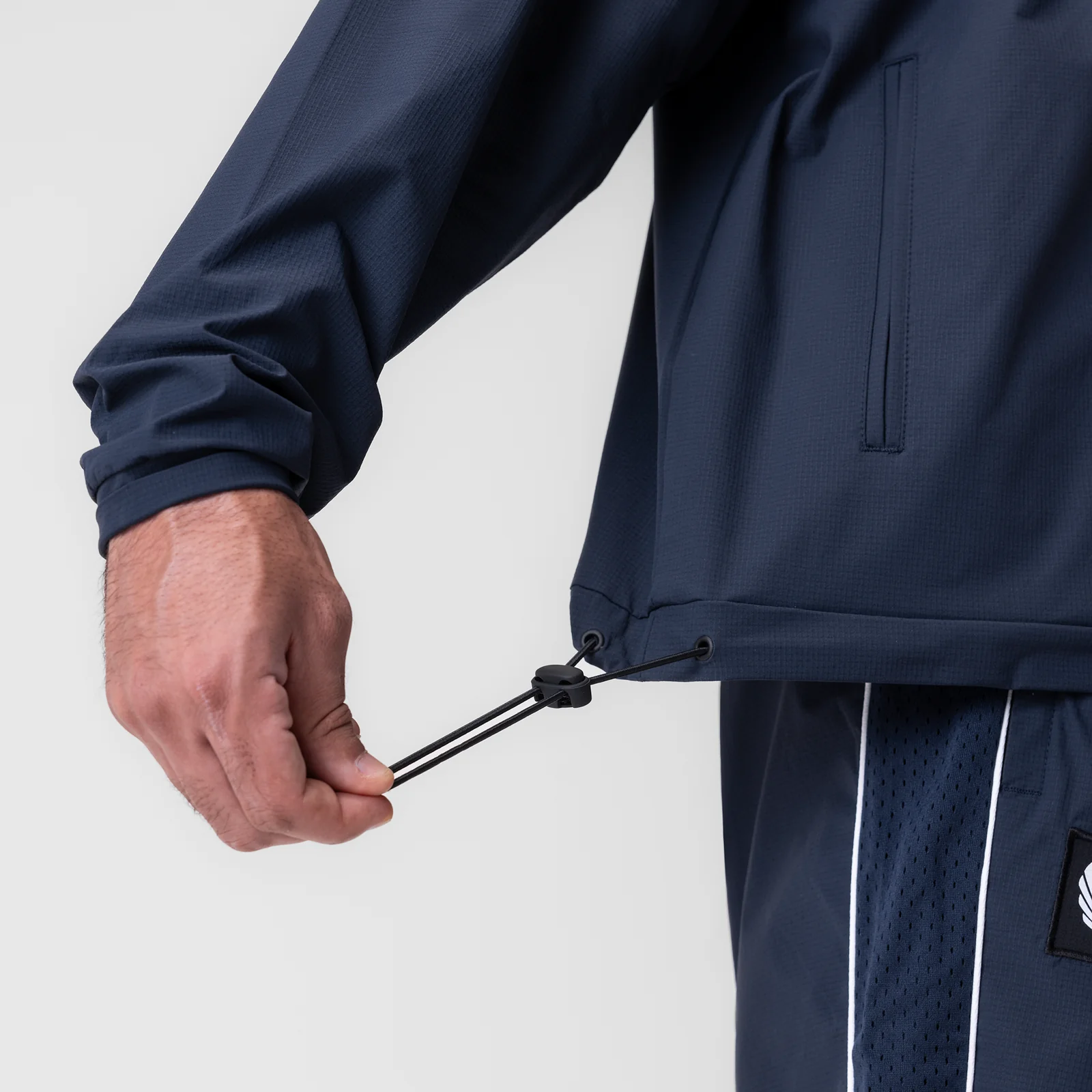 0970. Ripstop Quarter Zip Jacket - Navy - Image 7