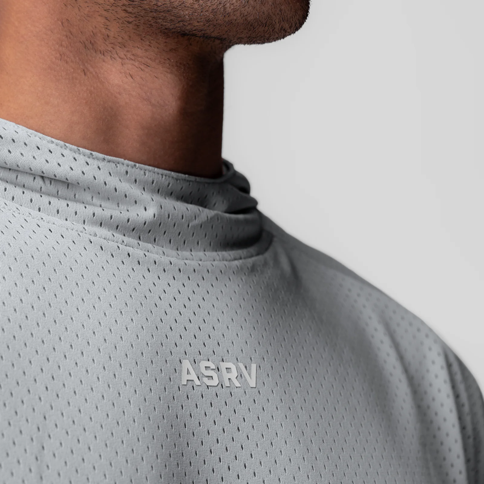 0983. Reversible 2-in-1 Cutoff Hoodie - Slate Grey - Image 3