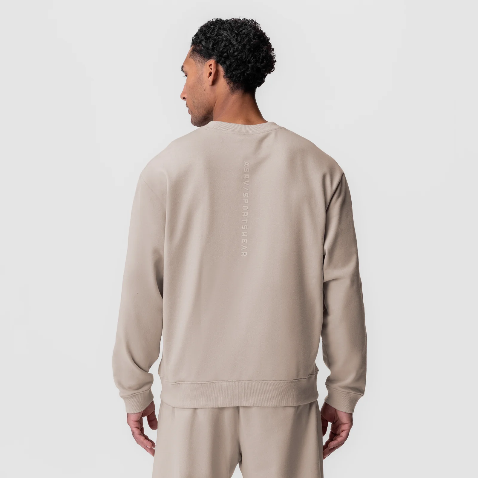 0984. Herringbone Terry Crewneck - Chai - Image 3