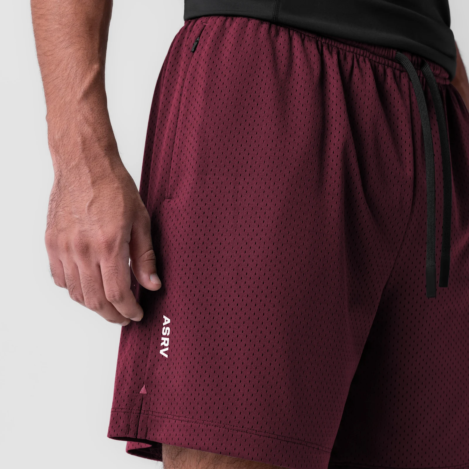 0988. Reversible 2-in-1 Short - Crimson - Image 4