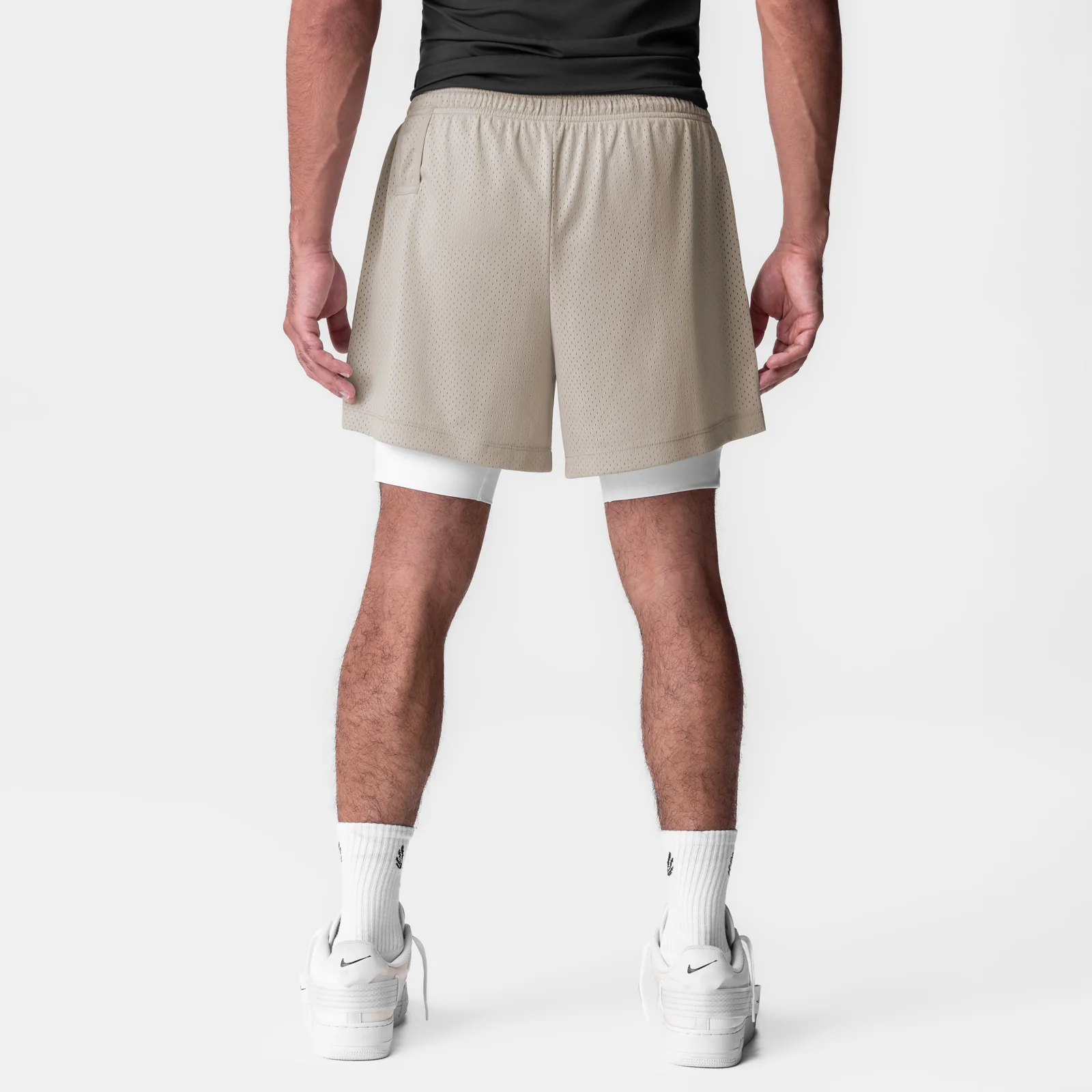 0991. Ion-Mesh 5" Liner Short - Chai - Image 3