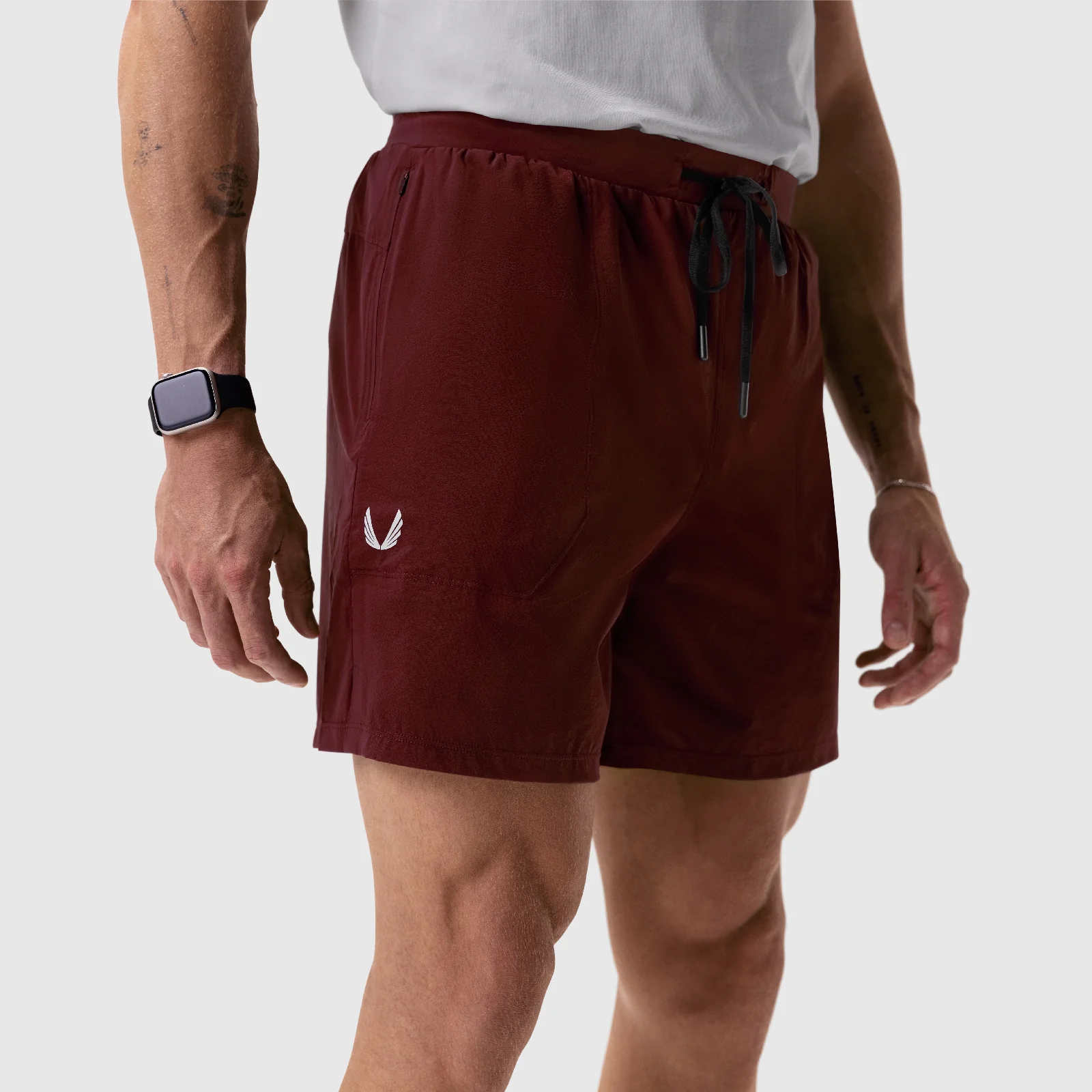0992. Aerotex™ 6" Training Short - Crimson - Image 2