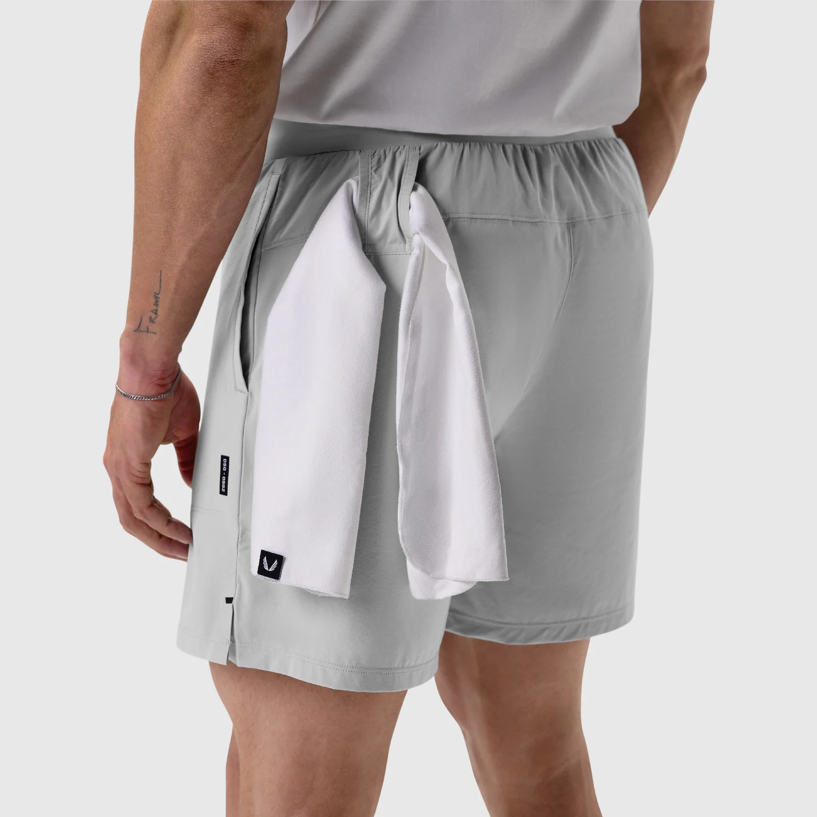 0992. Aerotex™ 6" Training Short - Slate Grey - Image 4
