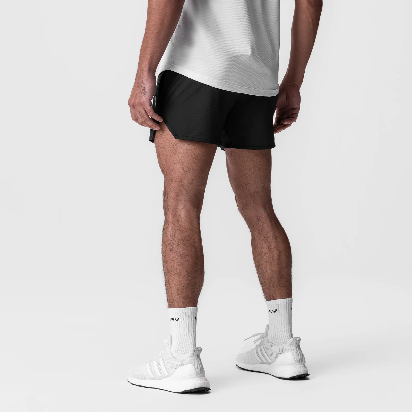 0993. AeroSilver® 5" Linerless Short - Black "RP" - Image 3
